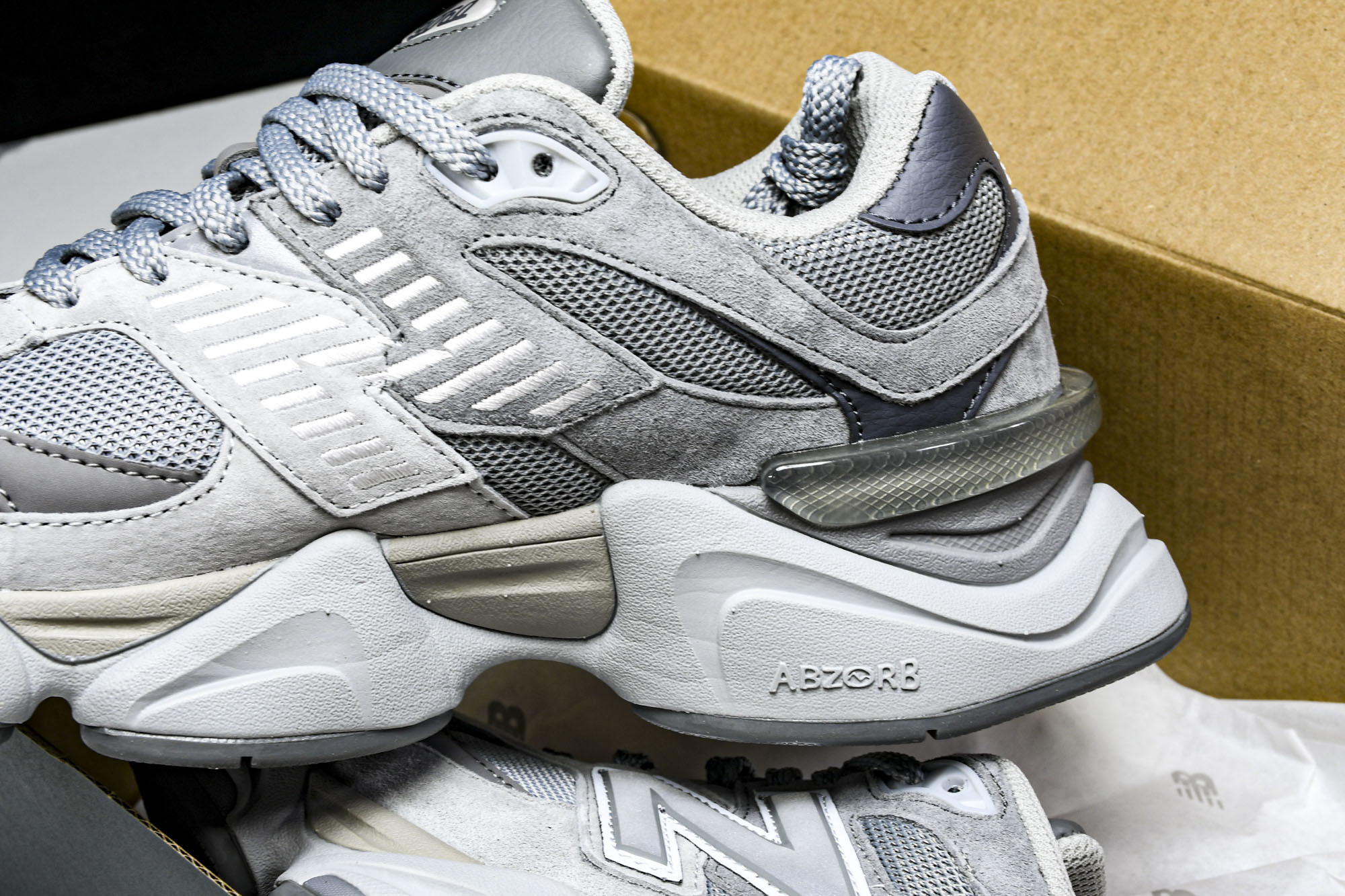 纯原 New Balance NB9060 复古休闲运动慢跑鞋 U9060GG#YZ004#原档案3D模