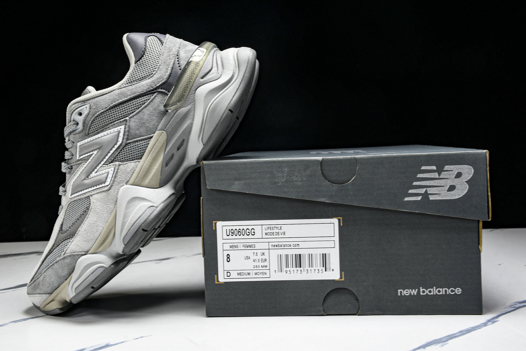纯原 New Balance NB9060 复古休闲运动慢跑鞋 U9060GG#YZ004#原档案3D模