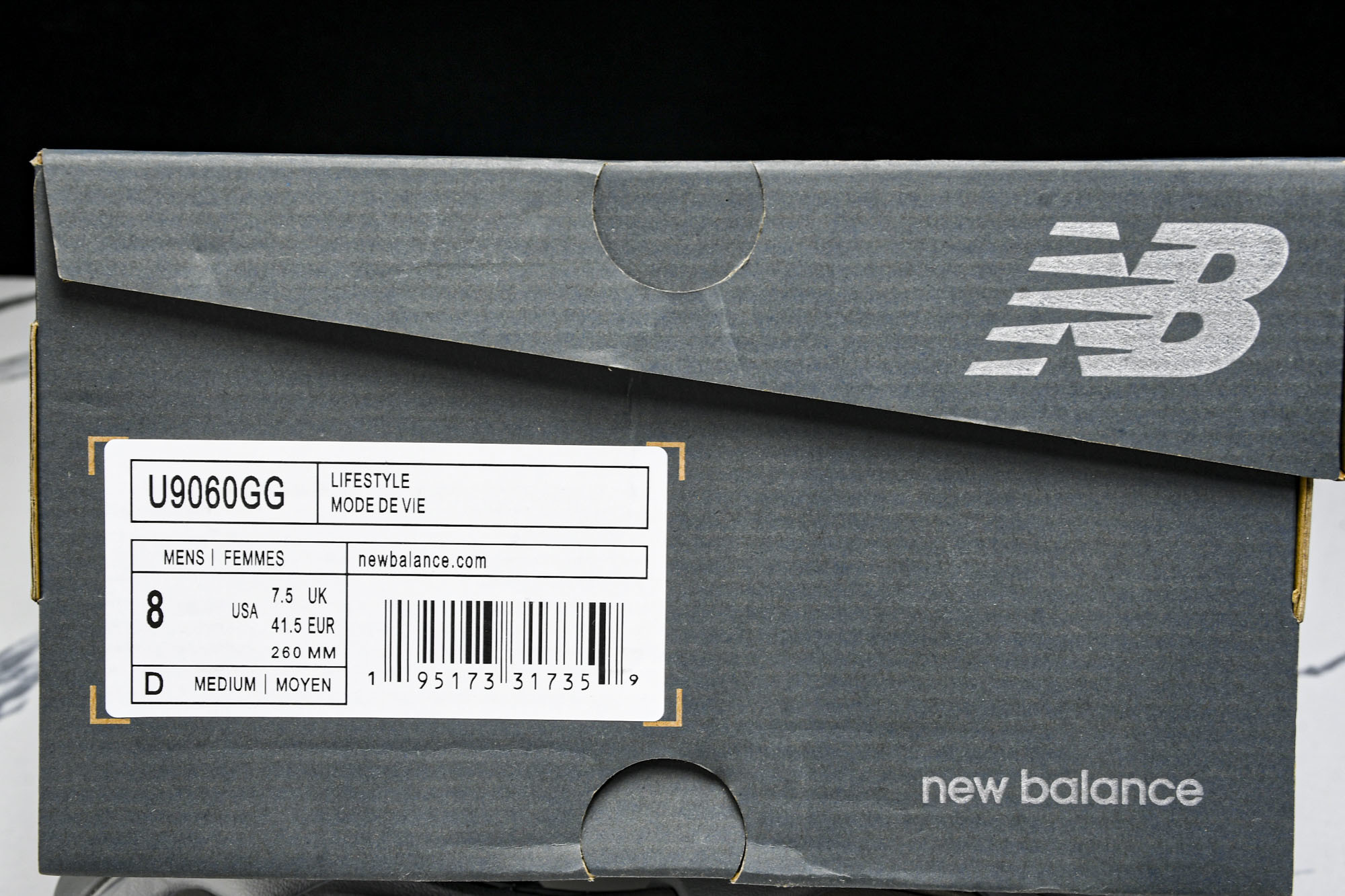 纯原 New Balance NB9060 复古休闲运动慢跑鞋 U9060GG#YZ004#原档案3D模