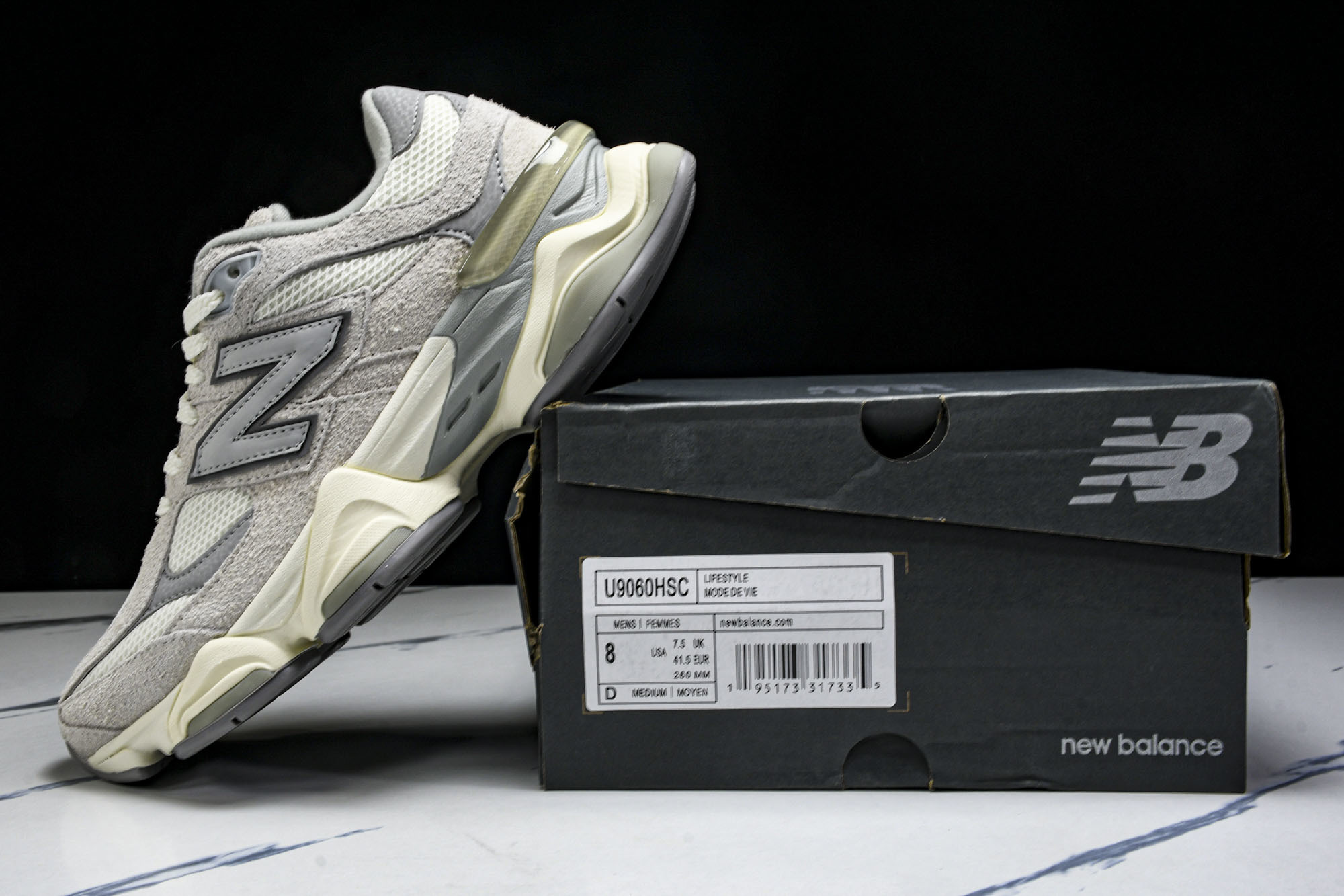 纯原 New Balance NB9060 复古休闲运动慢跑鞋 U9060HSC#YZ004#原档案3D