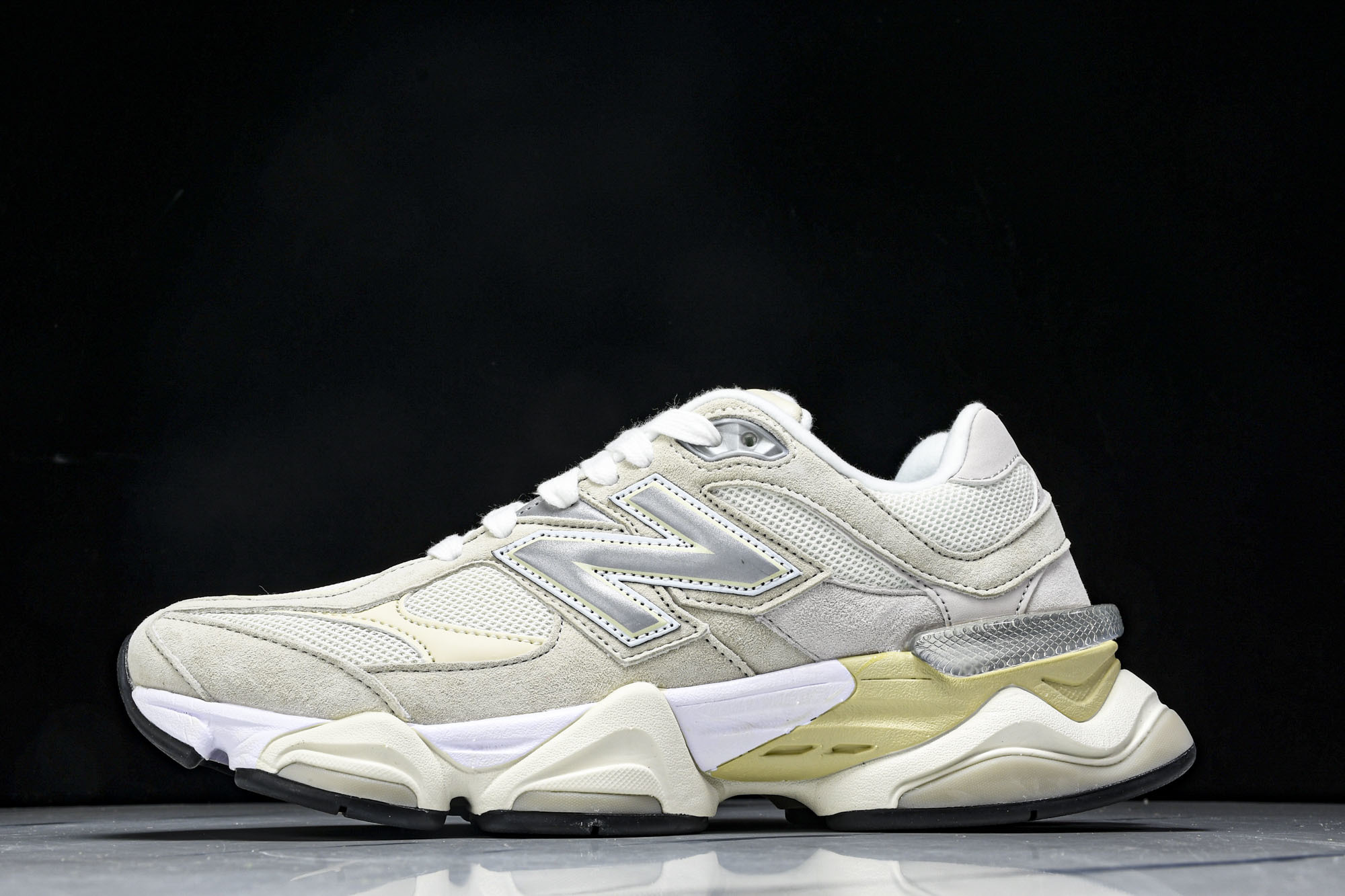 纯原 New Balance NB9060 复古休闲运动慢跑鞋 U9060WHT#YZ004#原档案3D