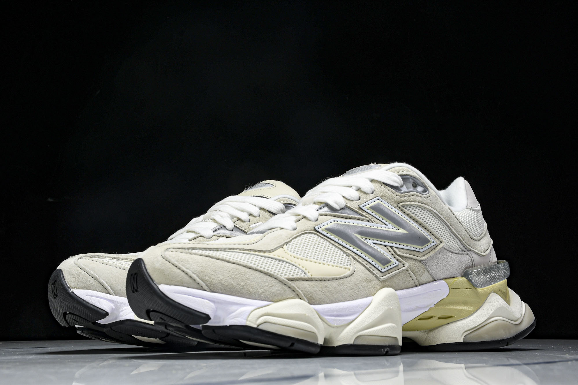 纯原 New Balance NB9060 复古休闲运动慢跑鞋 U9060WHT#YZ004#原档案3D