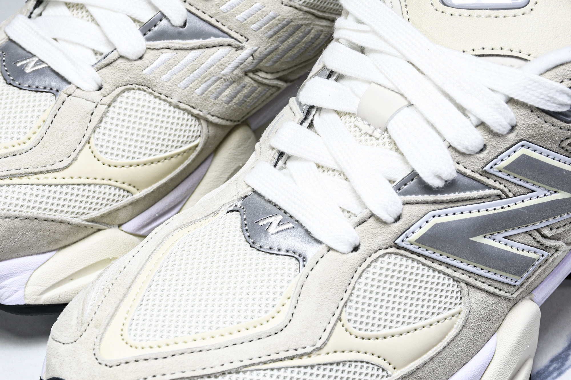 纯原 New Balance NB9060 复古休闲运动慢跑鞋 U9060WHT#YZ004#原档案3D