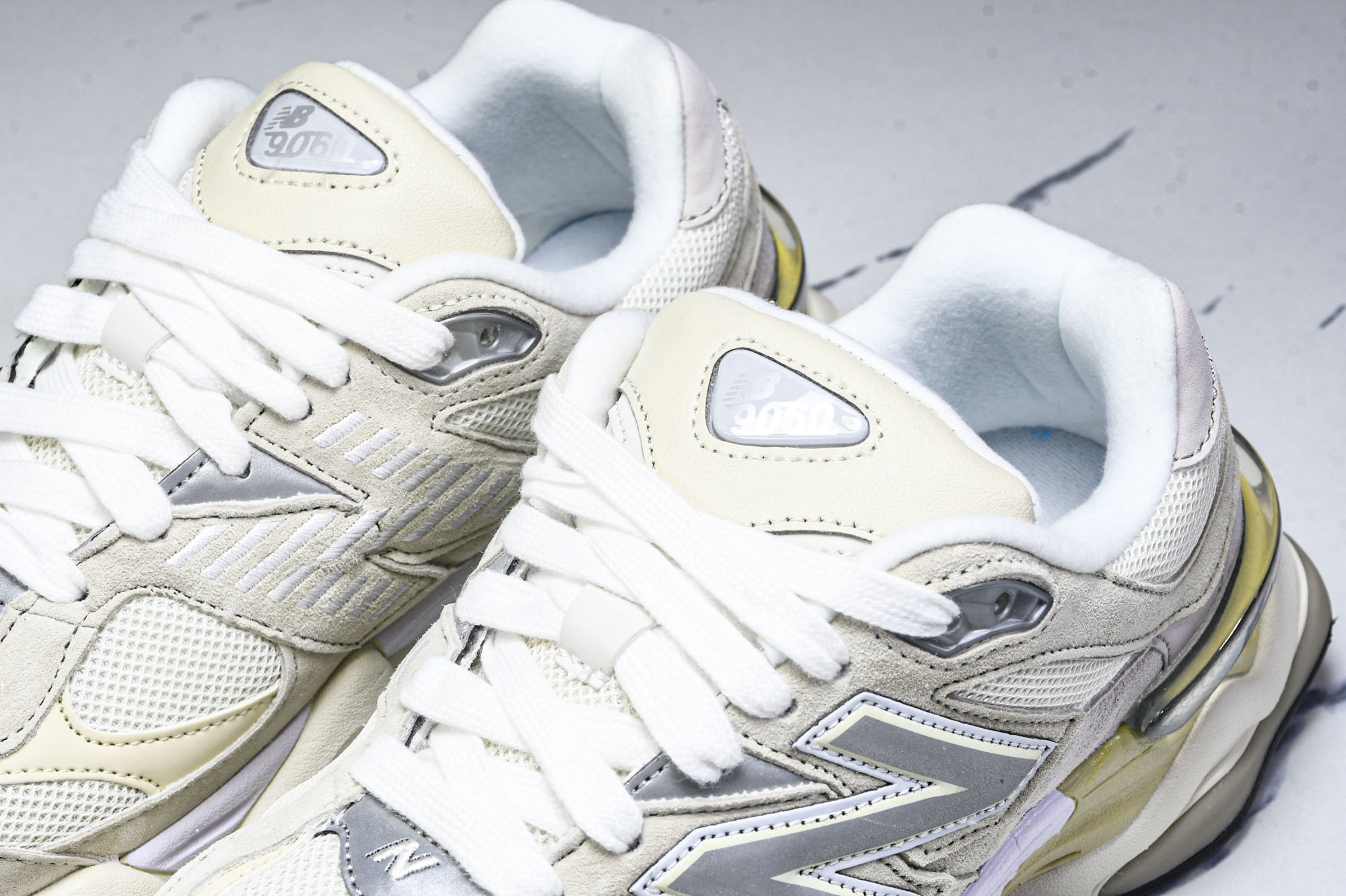 纯原 New Balance NB9060 复古休闲运动慢跑鞋 U9060WHT#YZ004#原档案3D