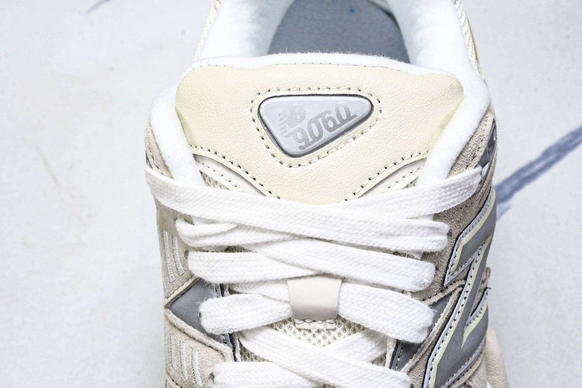 纯原 New Balance NB9060 复古休闲运动慢跑鞋 U9060WHT#YZ004#原档案3D