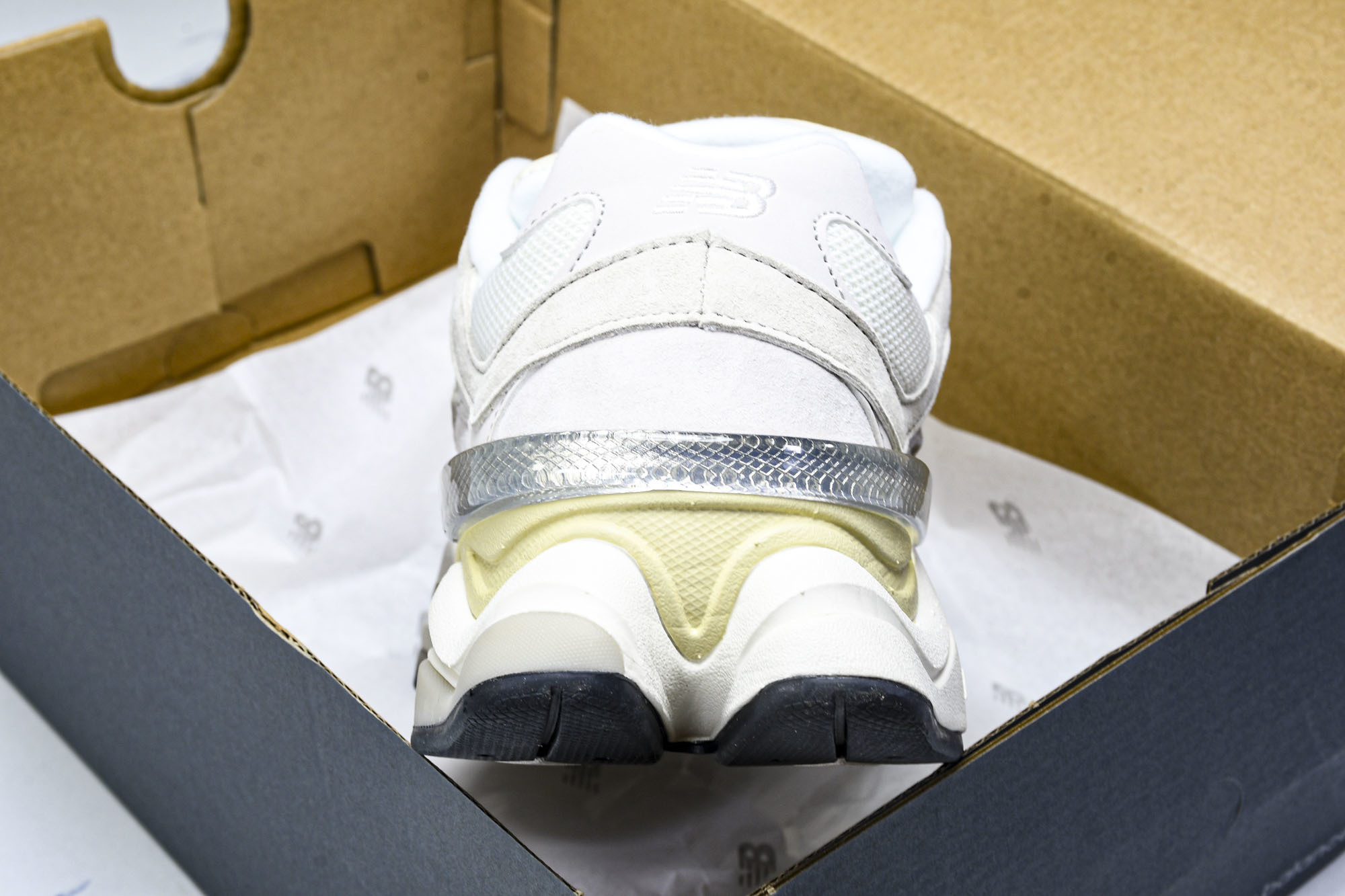 纯原 New Balance NB9060 复古休闲运动慢跑鞋 U9060WHT#YZ004#原档案3D