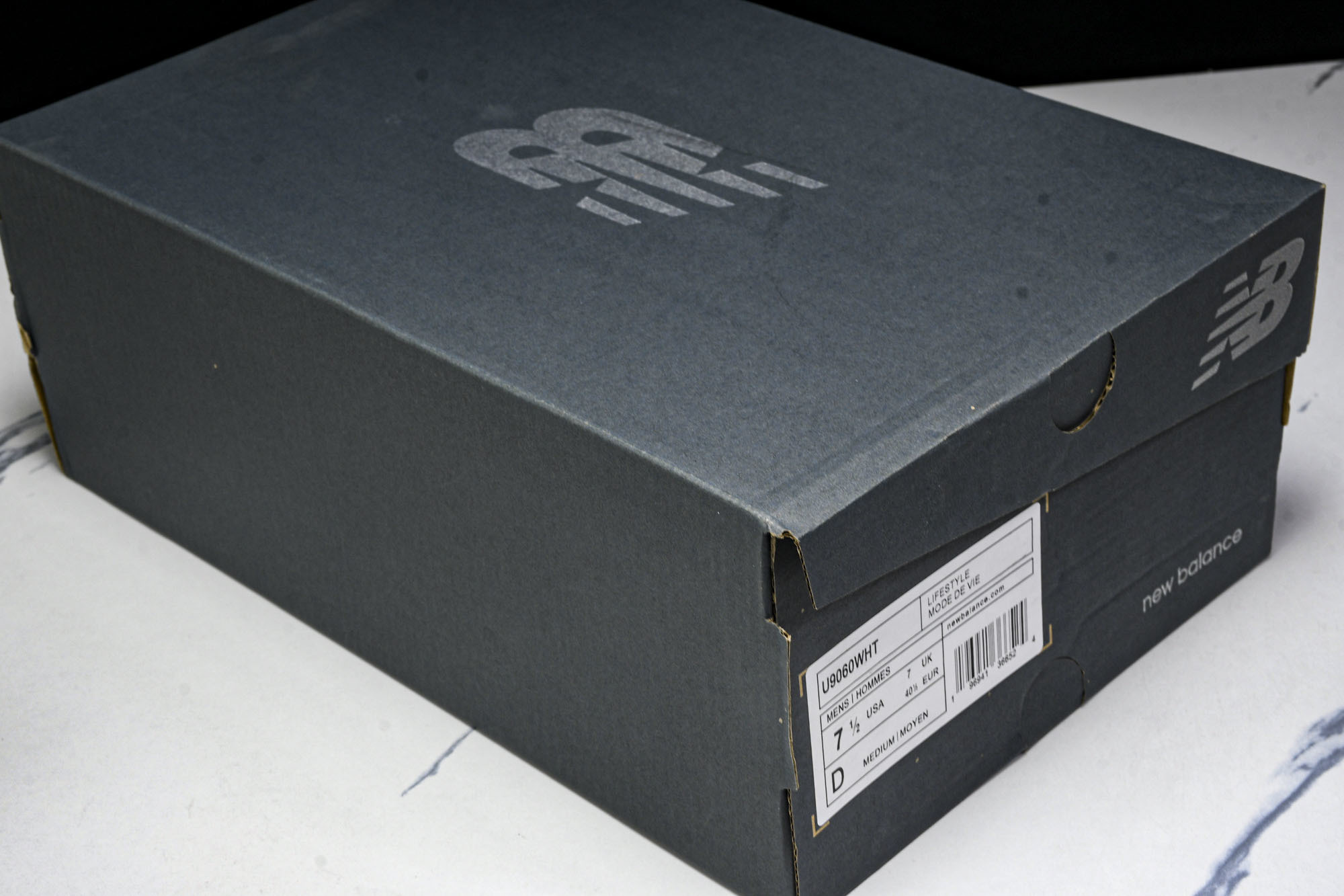 纯原 New Balance NB9060 复古休闲运动慢跑鞋 U9060WHT#YZ004#原档案3D