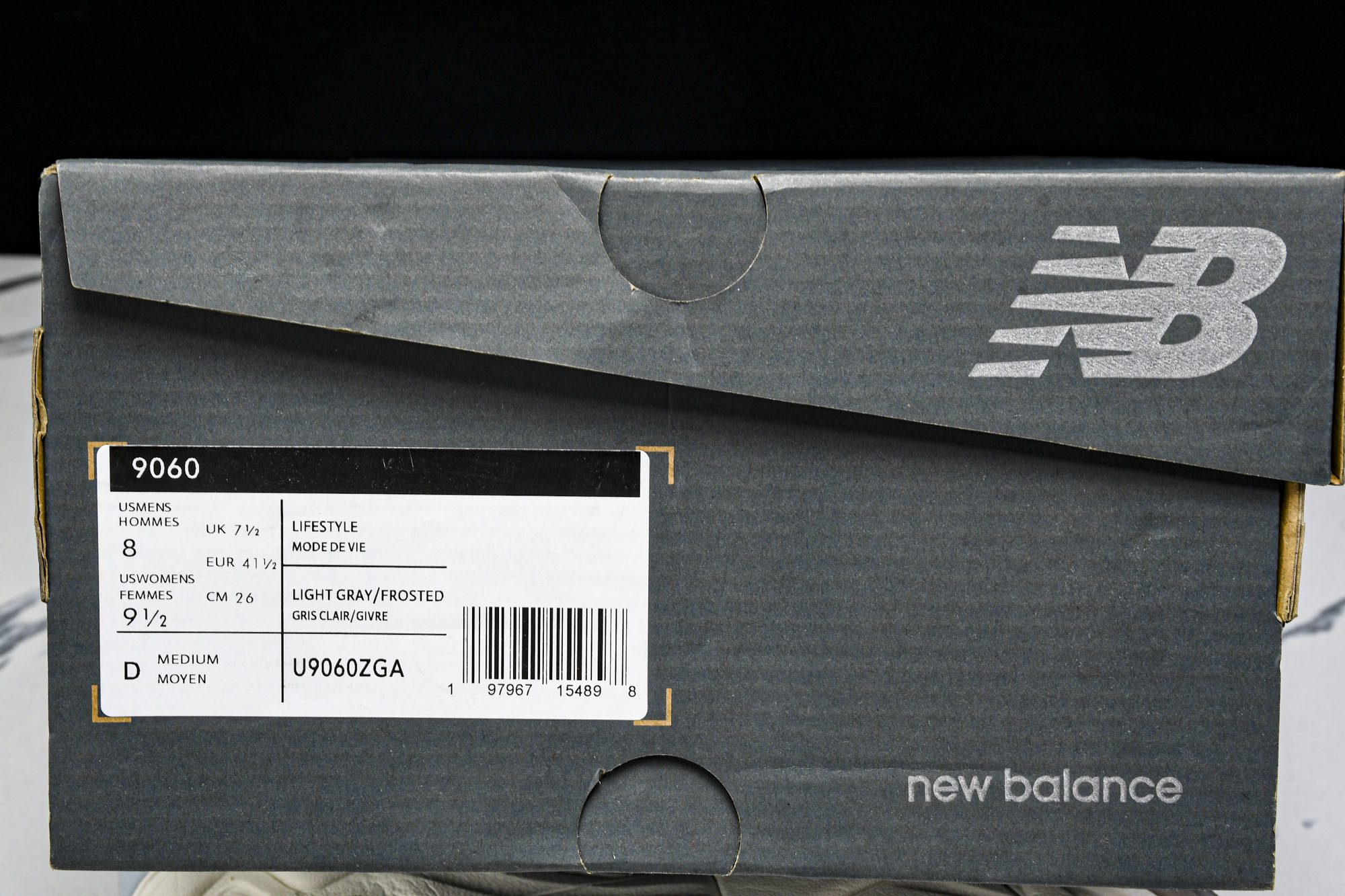 纯原 New Balance NB9060 复古休闲运动慢跑鞋 U9060ZGA#YZ004#原档案3D