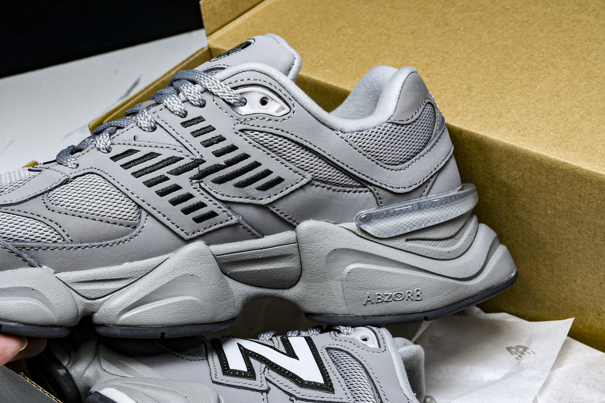纯原 New Balance NB9060 复古休闲运动慢跑鞋 U9060ZGB#YZ004#原档案3D