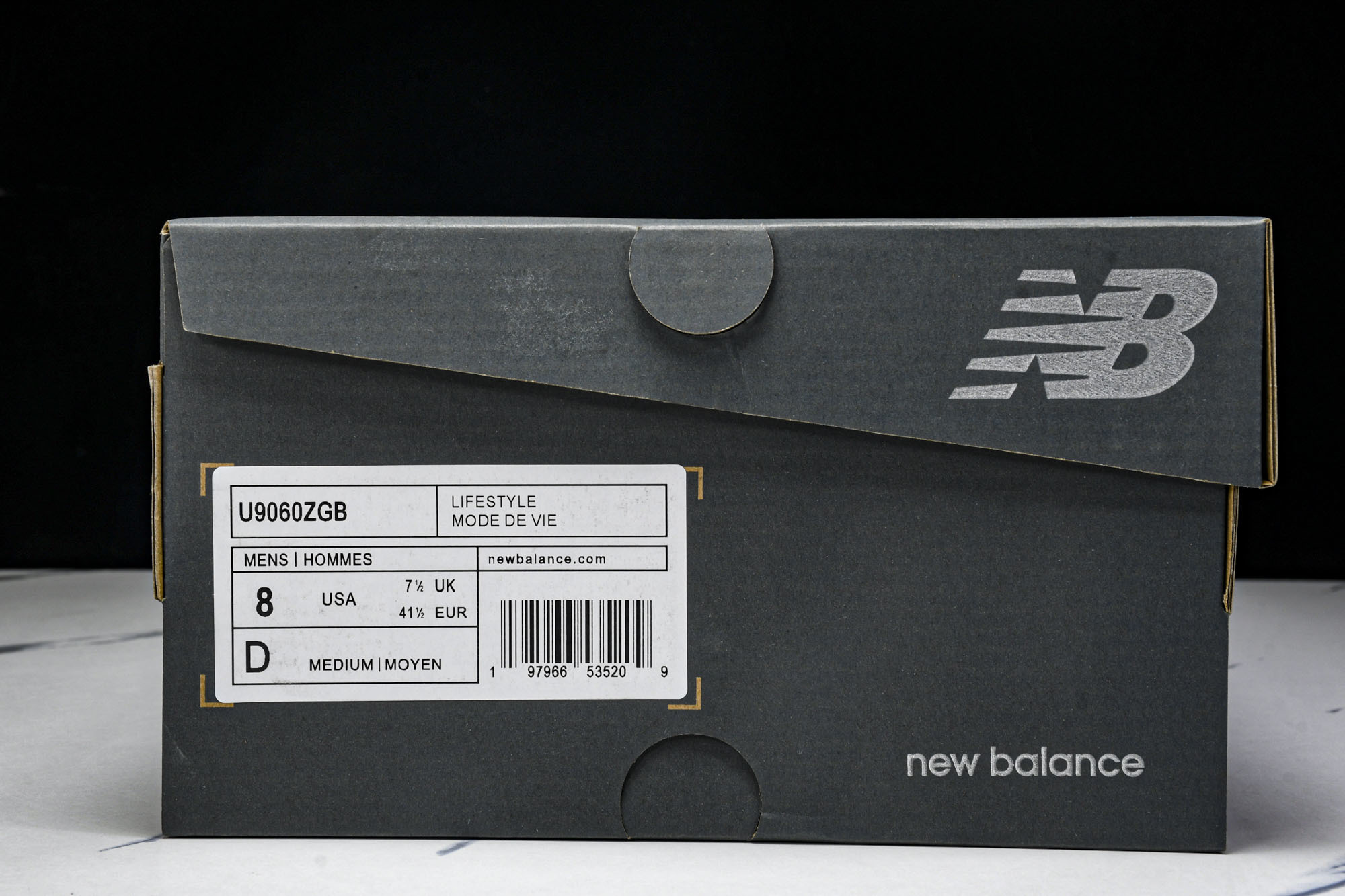 纯原 New Balance NB9060 复古休闲运动慢跑鞋 U9060ZGB#YZ004#原档案3D