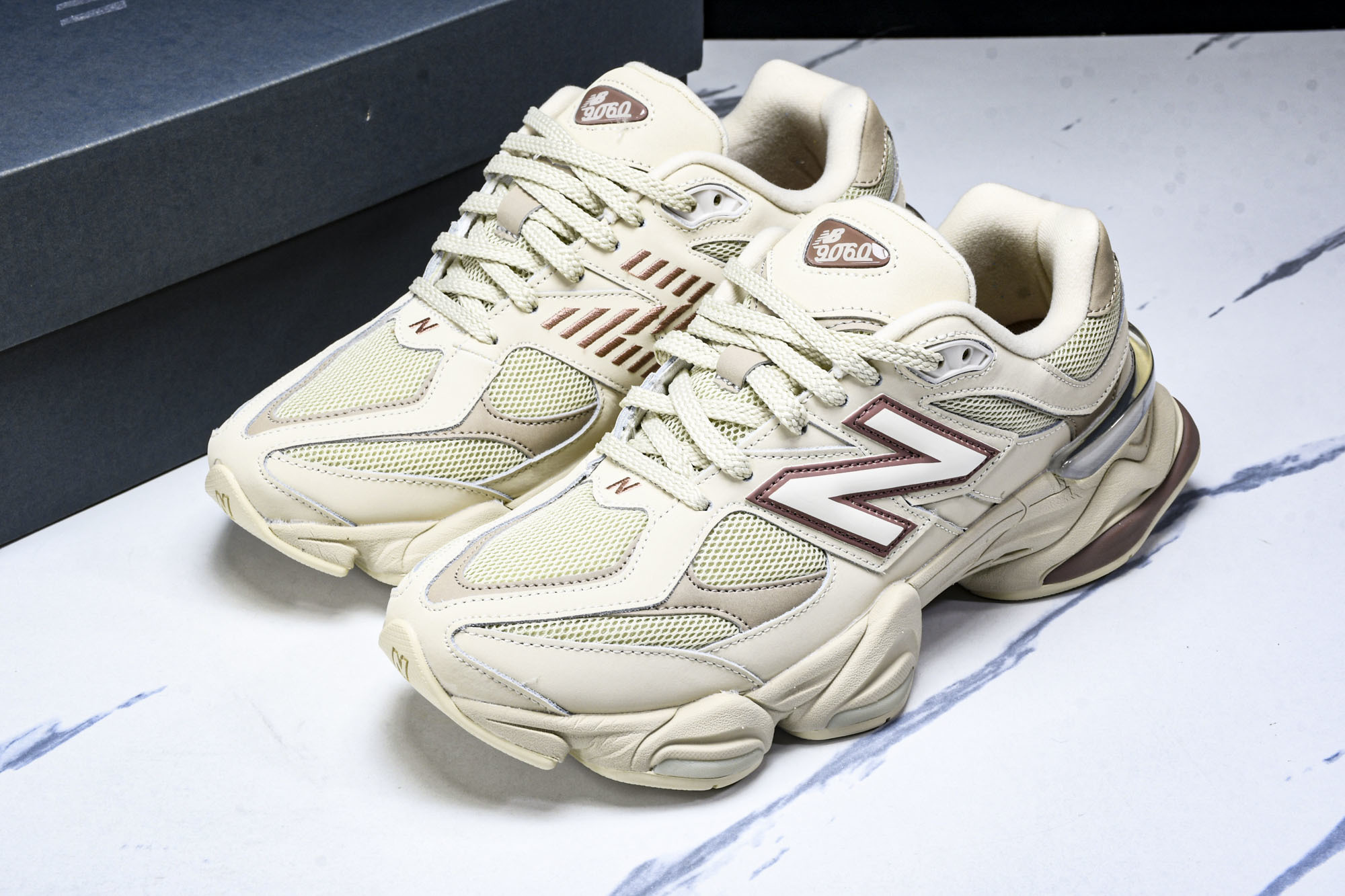 纯原 New Balance NB9060 复古休闲运动慢跑鞋 U9060ZGC#YZ004#原档案3D