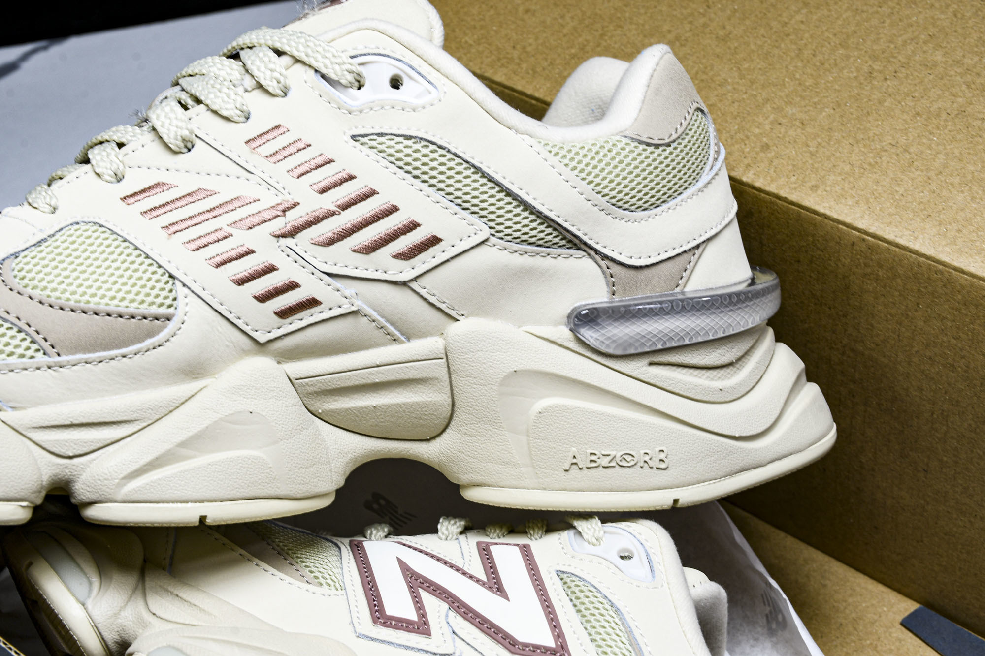 纯原 New Balance NB9060 复古休闲运动慢跑鞋 U9060ZGC#YZ004#原档案3D