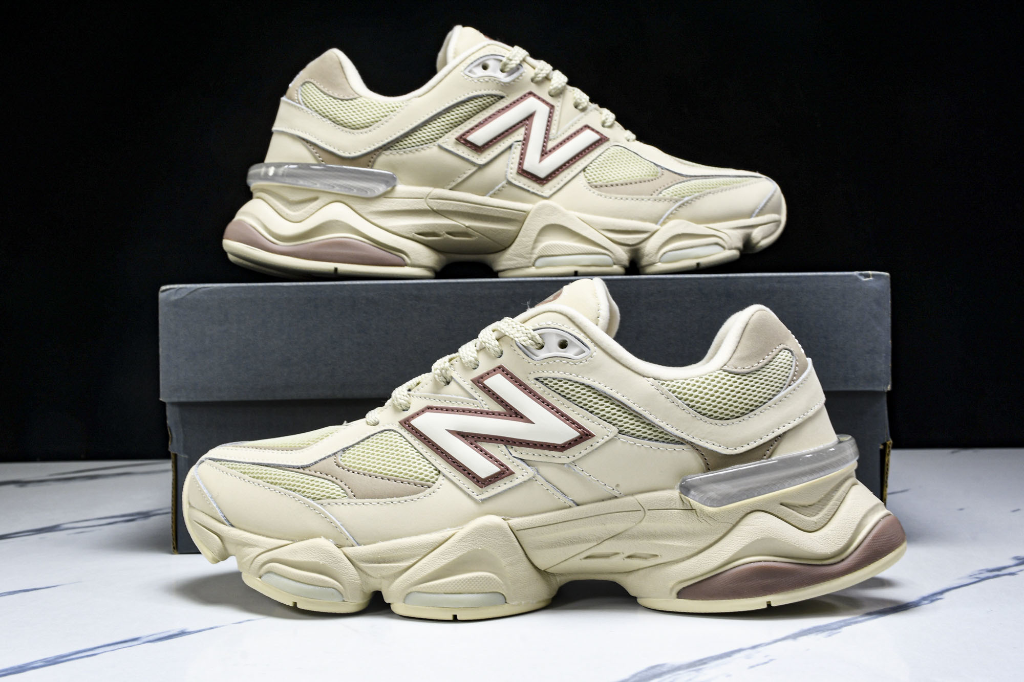 纯原 New Balance NB9060 复古休闲运动慢跑鞋 U9060ZGC#YZ004#原档案3D