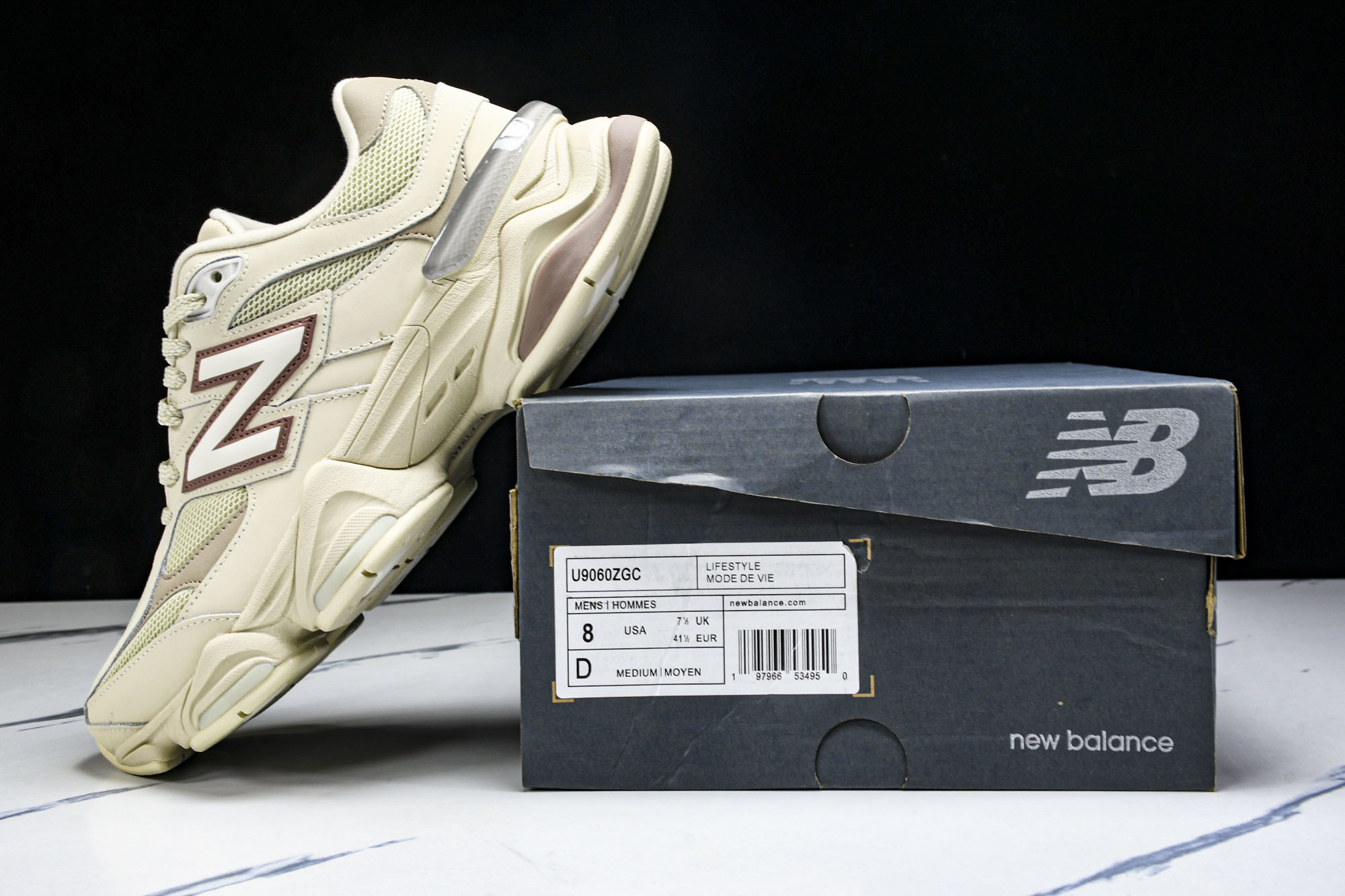 纯原 New Balance NB9060 复古休闲运动慢跑鞋 U9060ZGC#YZ004#原档案3D