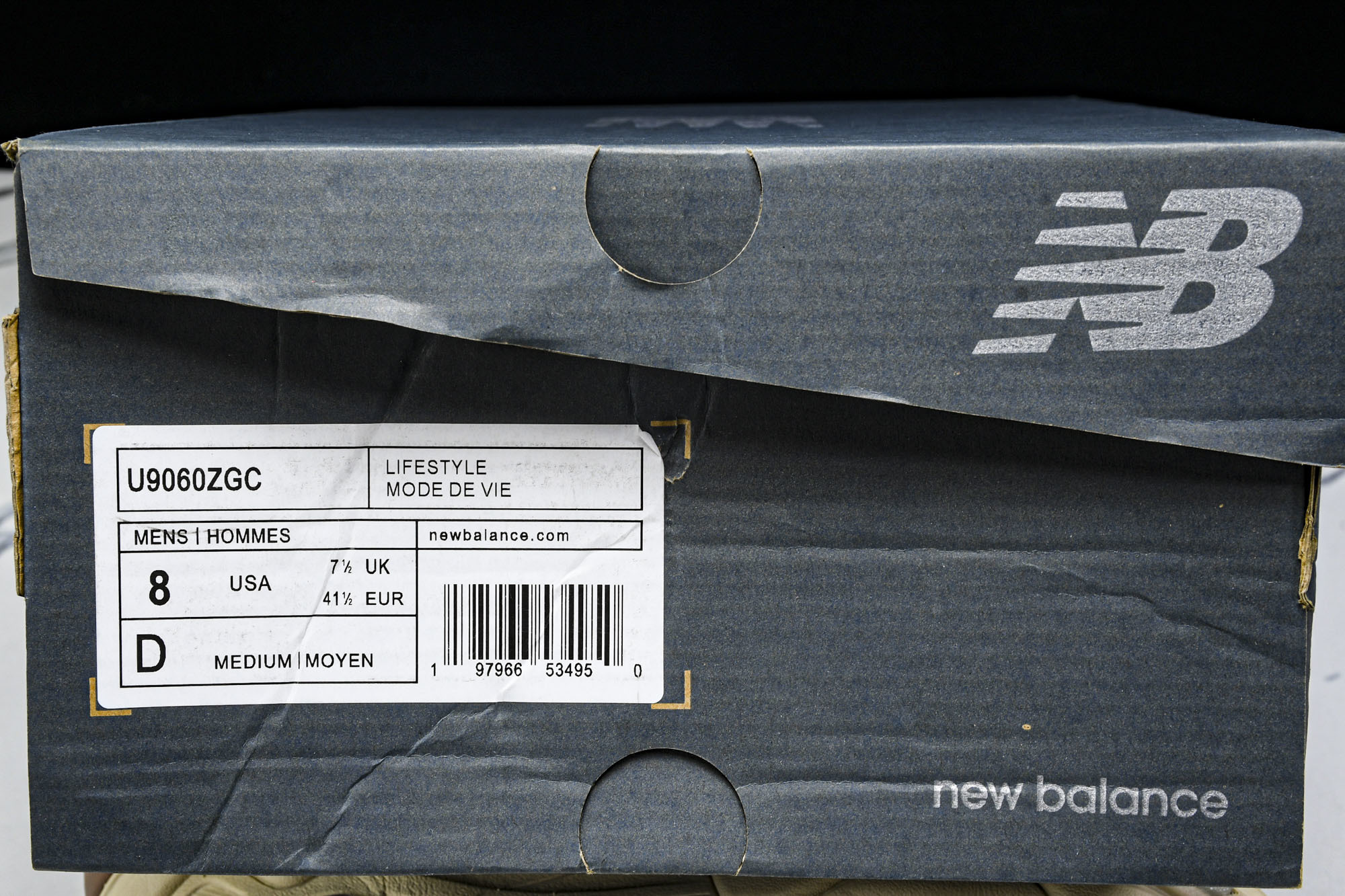 纯原 New Balance NB9060 复古休闲运动慢跑鞋 U9060ZGC#YZ004#原档案3D
