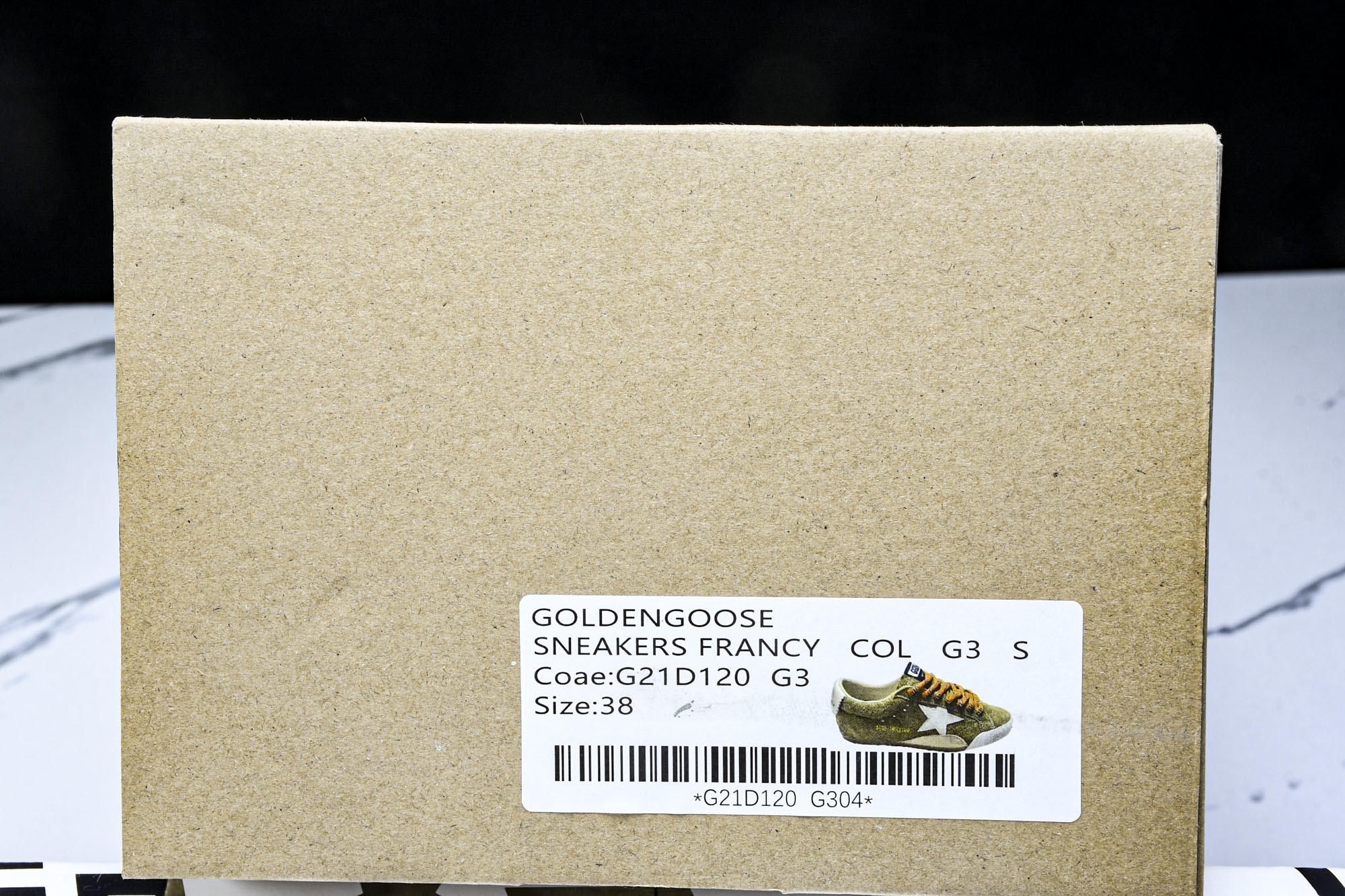 GGDB Golden Goose Super Star 系列小脏运动鞋 时尚系带平底低帮德训板鞋202