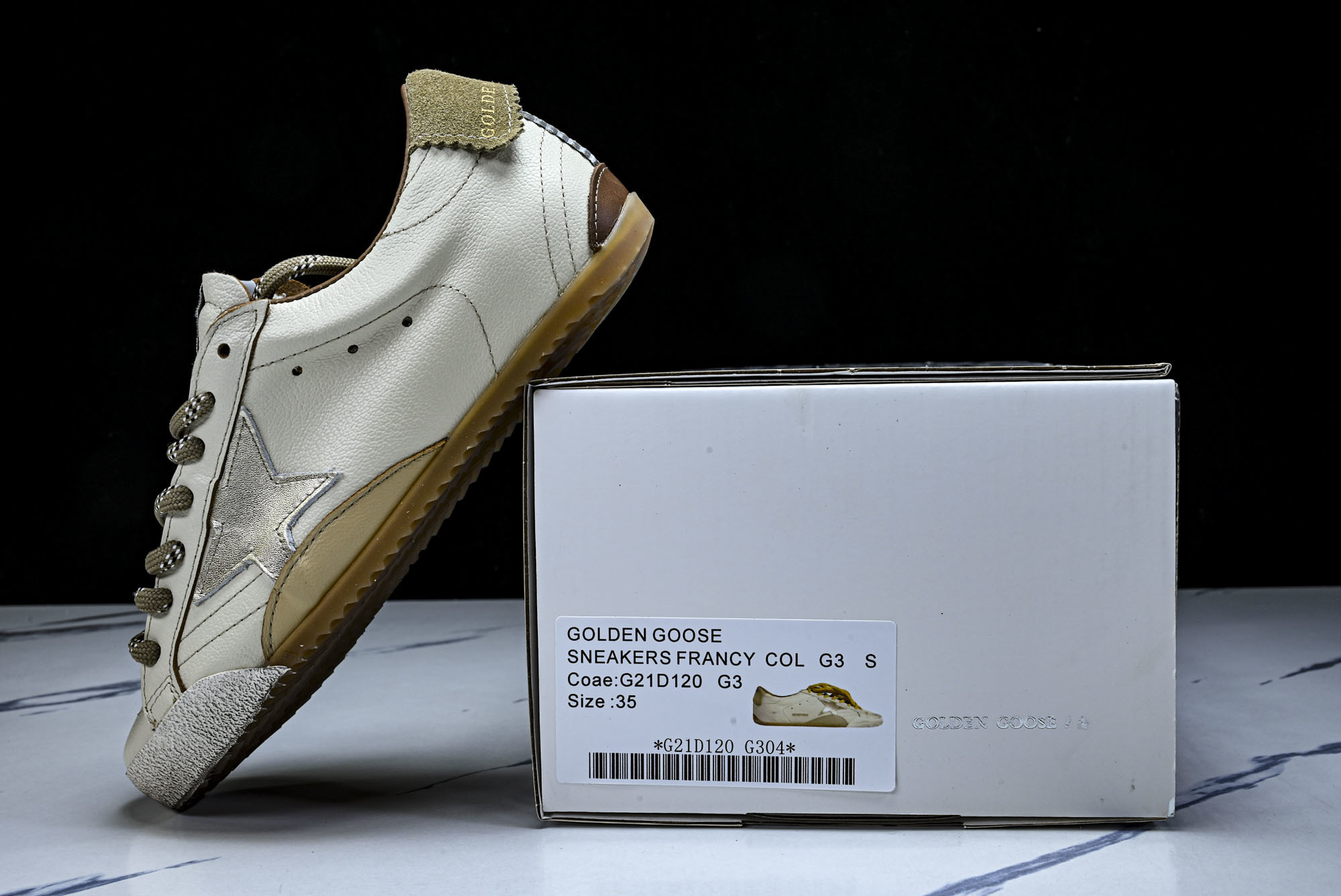 Golden Goose True Star 25s最新款 小红书爆款鞋 采用进口牛皮羊皮内里 舒适感爆