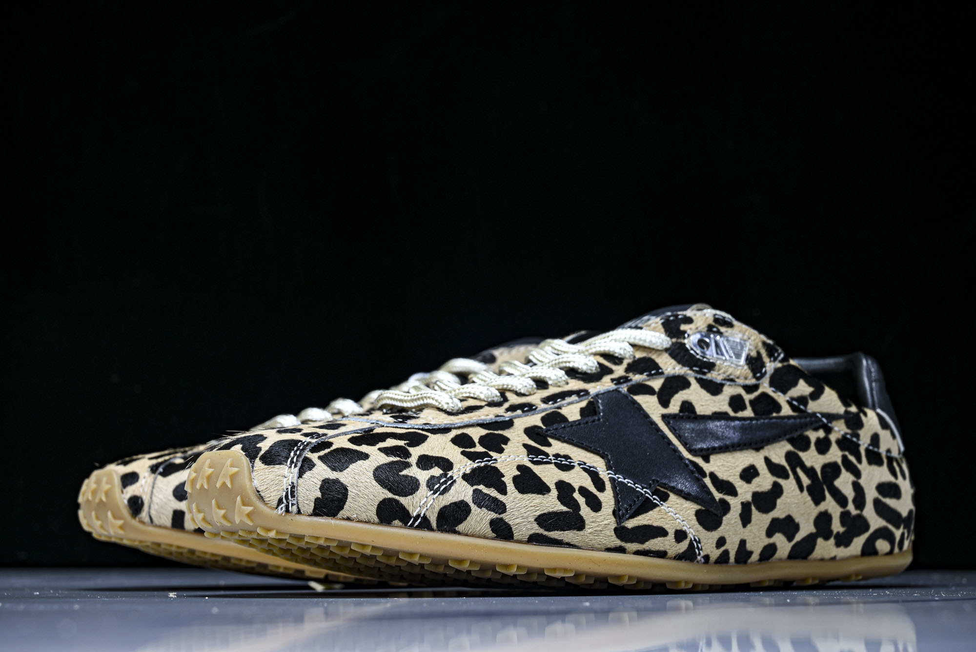 Golden Goose 25周年限定款三色系带平底低帮德训板鞋2025新款星星做旧小脏鞋女#Golde