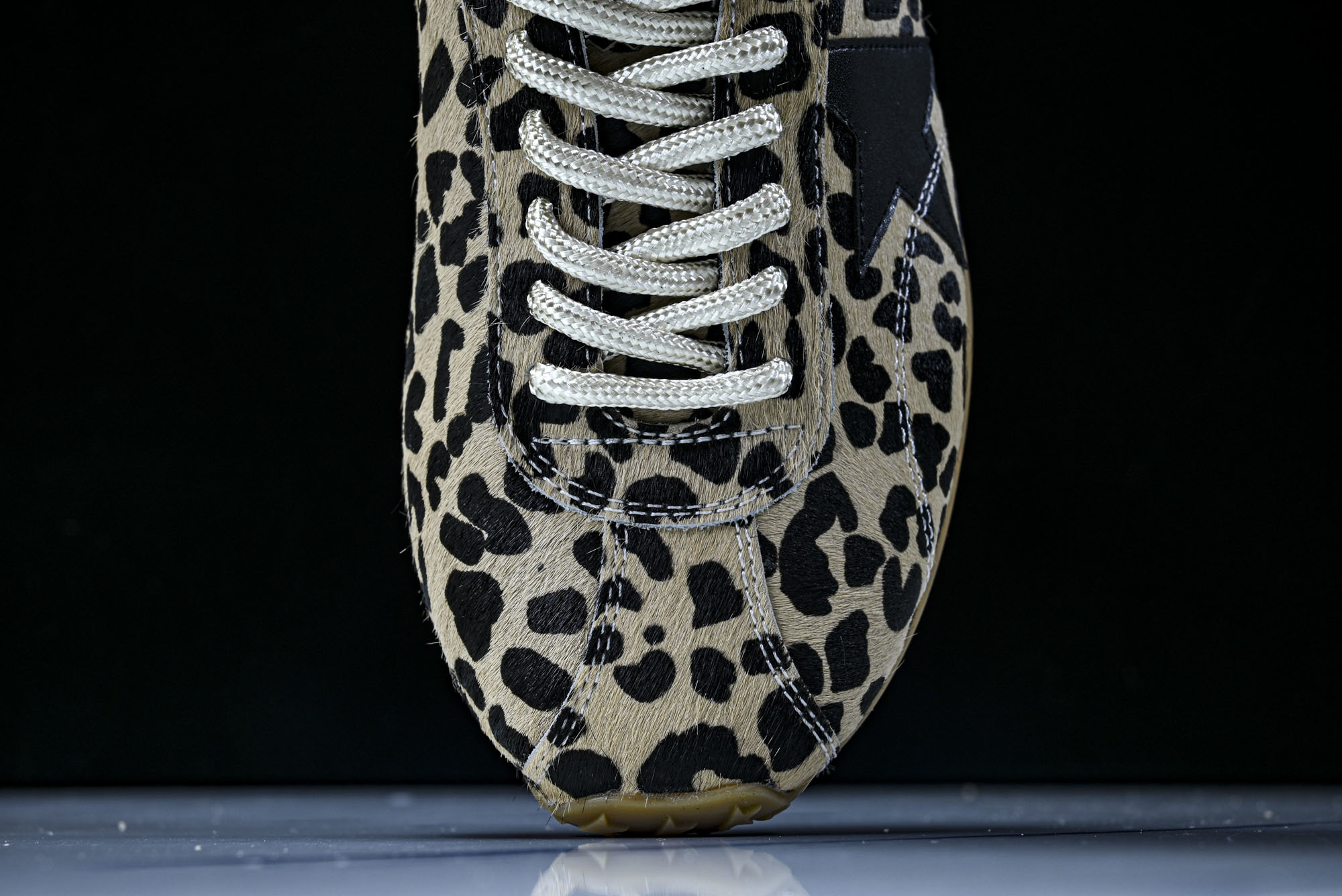 Golden Goose 25周年限定款三色系带平底低帮德训板鞋2025新款星星做旧小脏鞋女#Golde