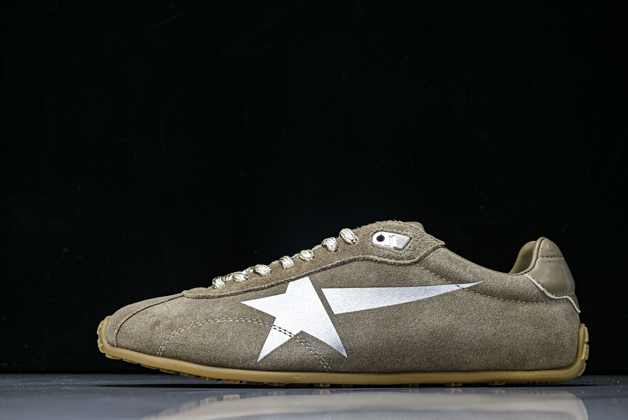 Golden Goose 25周年限定款三色系带平底低帮德训板鞋2025新款星星做旧小脏鞋女_CM_1#