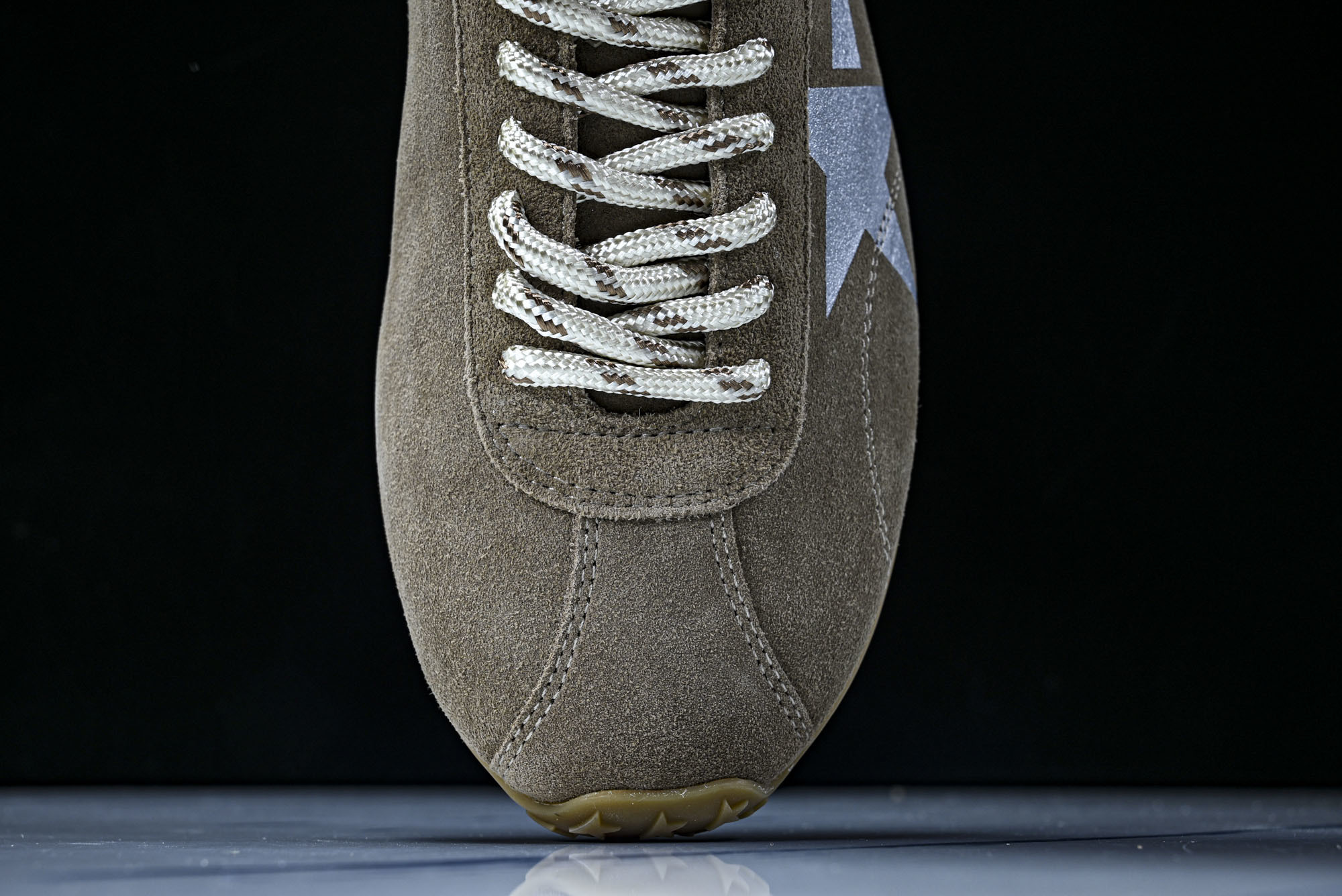 Golden Goose 25周年限定款三色系带平底低帮德训板鞋2025新款星星做旧小脏鞋女_CM_1#
