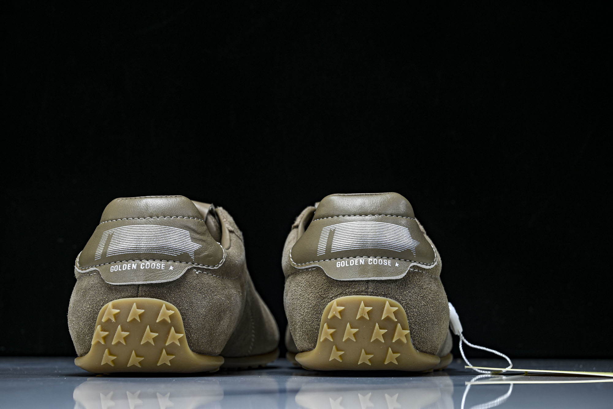 Golden Goose 25周年限定款三色系带平底低帮德训板鞋2025新款星星做旧小脏鞋女_CM_1#