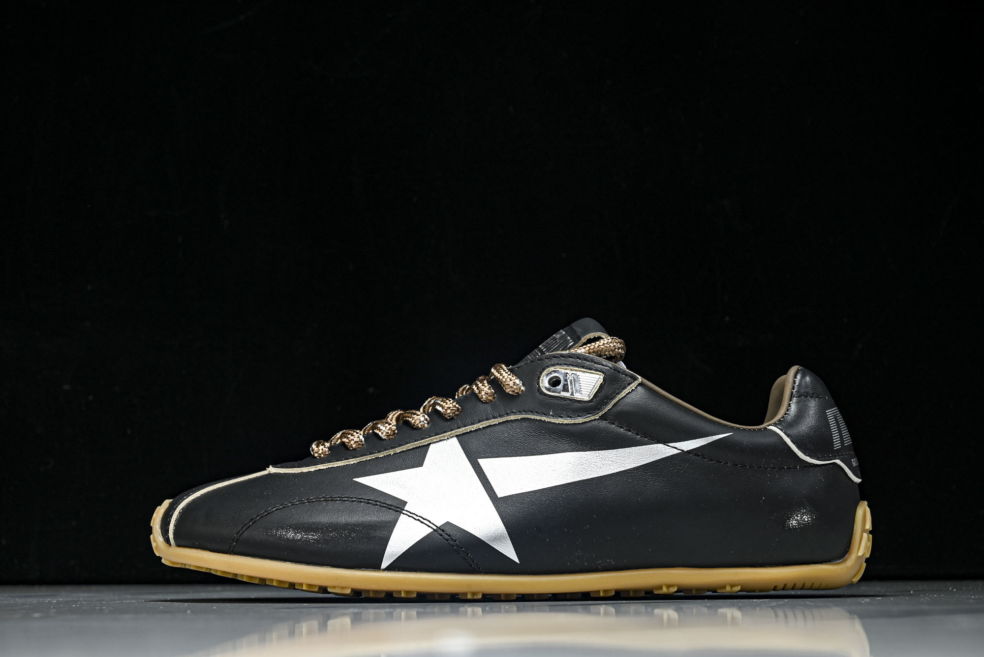 Golden Goose 25周年限定款三色系带平底低帮德训板鞋2025新款星星做旧小脏鞋女_CM_2#