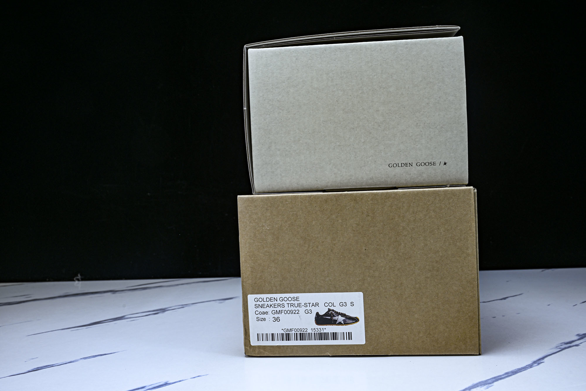 Golden Goose 25周年限定款三色系带平底低帮德训板鞋2025新款星星做旧小脏鞋女_CM_2#