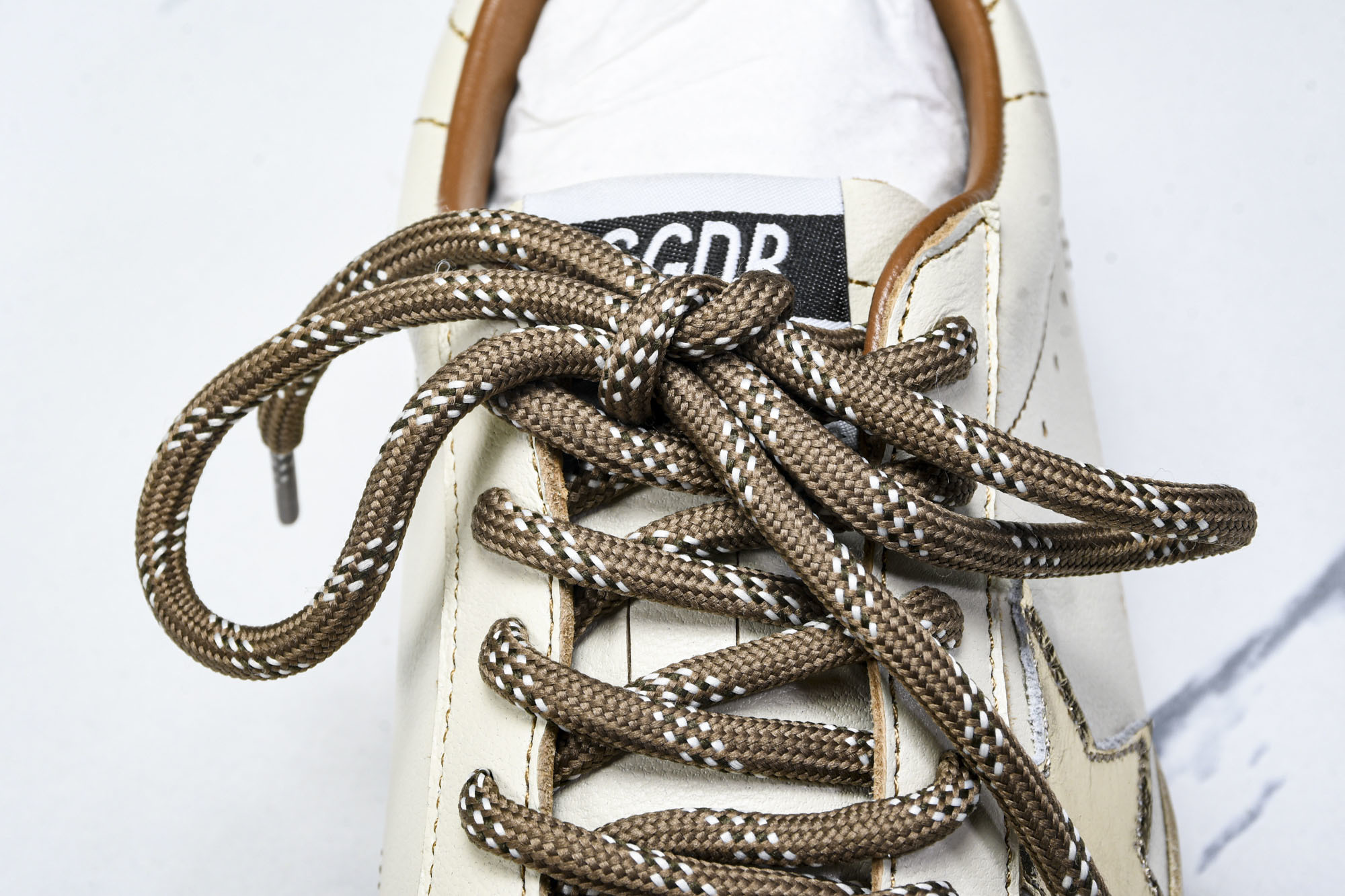 Golden Goose 25周年限定款三色系带平底低帮德训板鞋2025新款星星做旧小脏鞋女_CM_3G