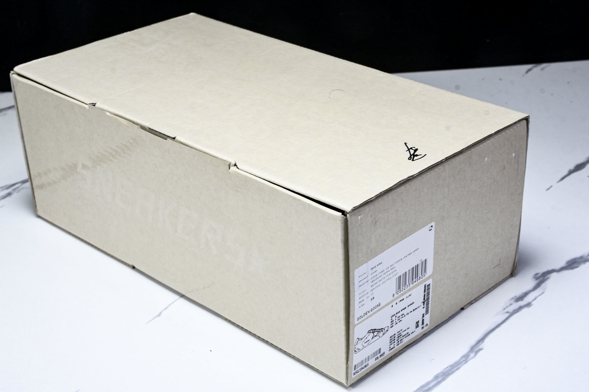 Golden Goose 25周年限定款三色系带平底低帮德训板鞋2025新款星星做旧小脏鞋女_CM_4G