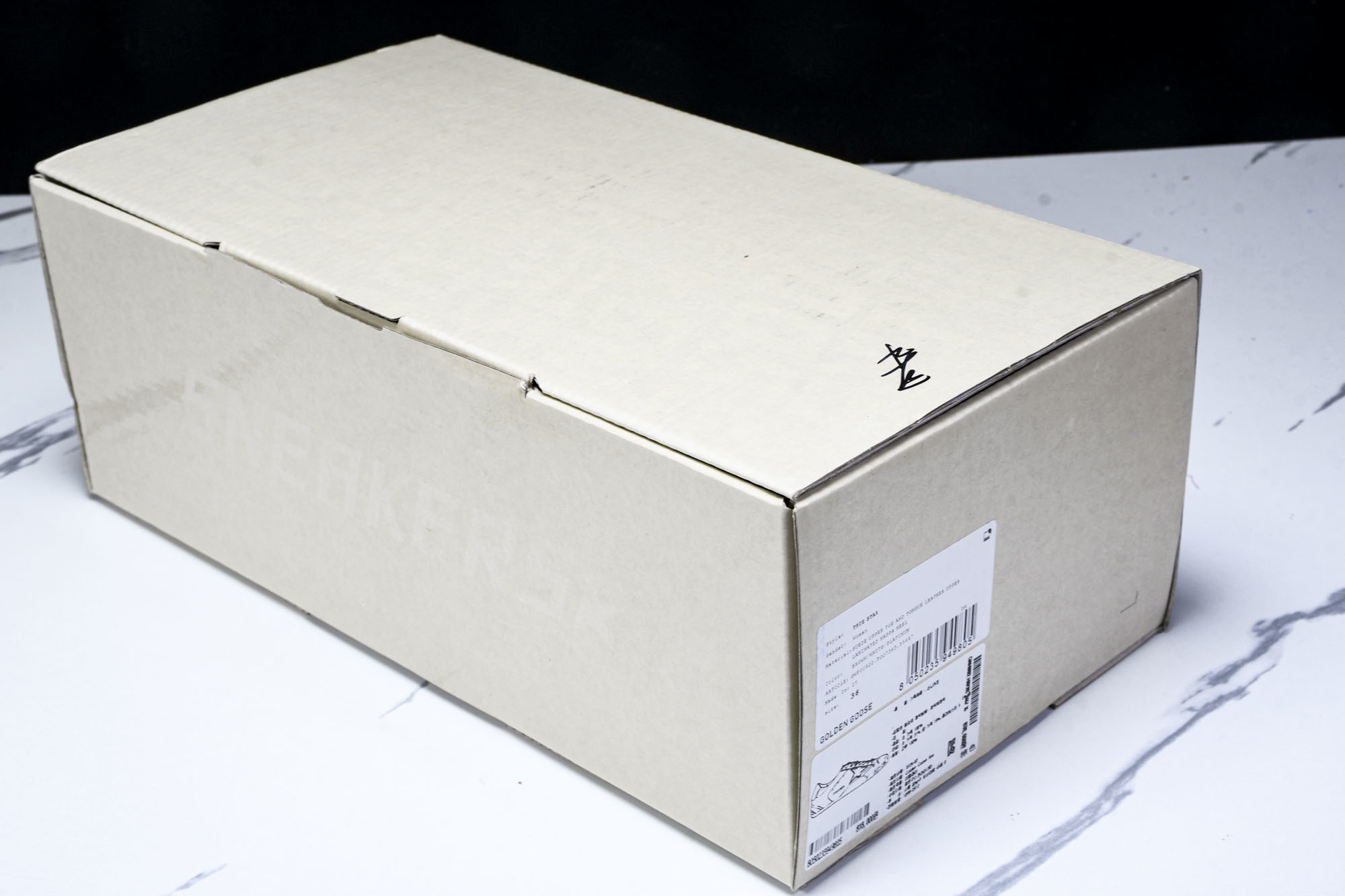 Golden Goose 25周年限定款三色系带平底低帮德训板鞋2025新款星星做旧小脏鞋女_CM_5G