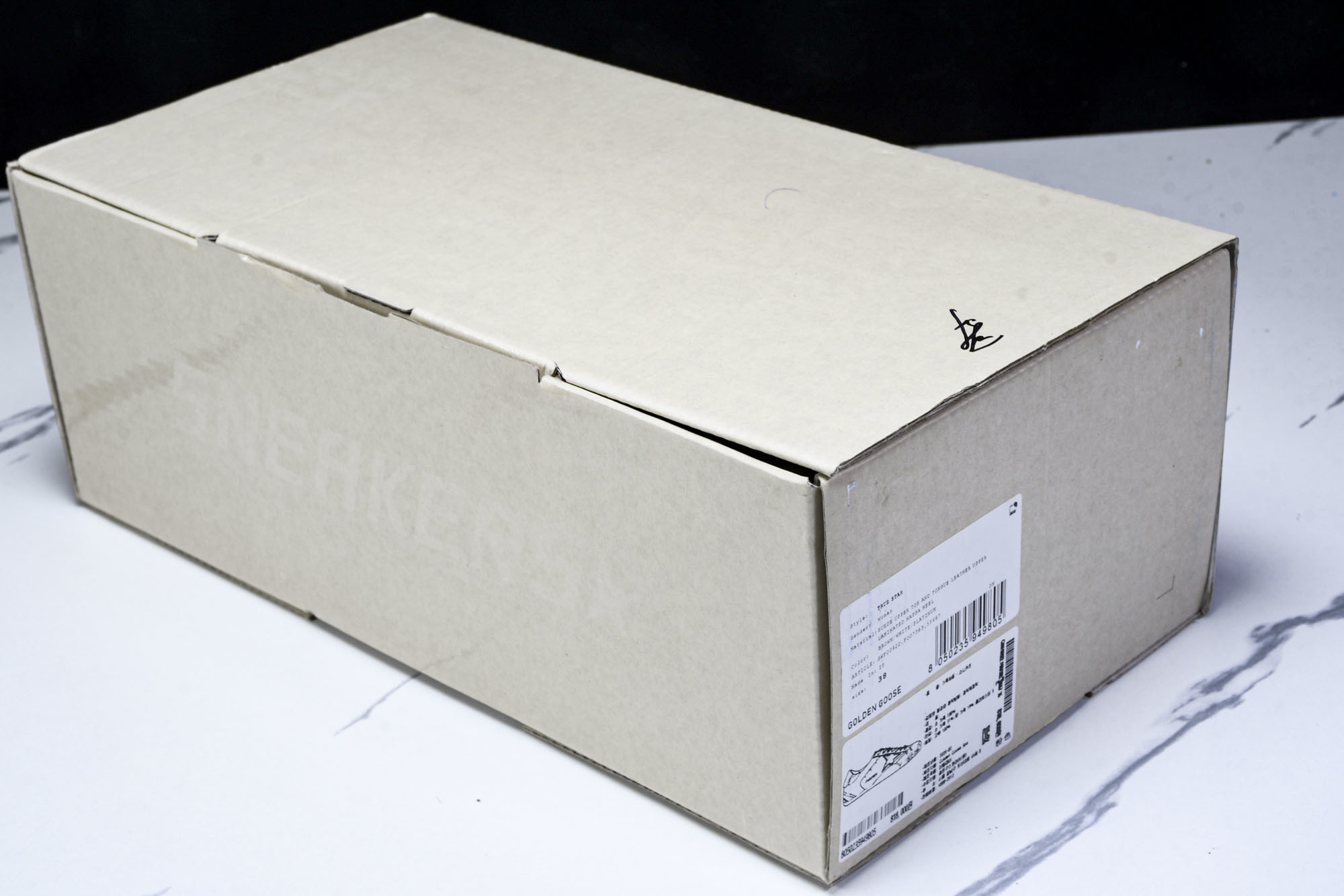Golden Goose 25周年限定款三色系带平底低帮德训板鞋2025新款星星做旧小脏鞋女_CM_5G