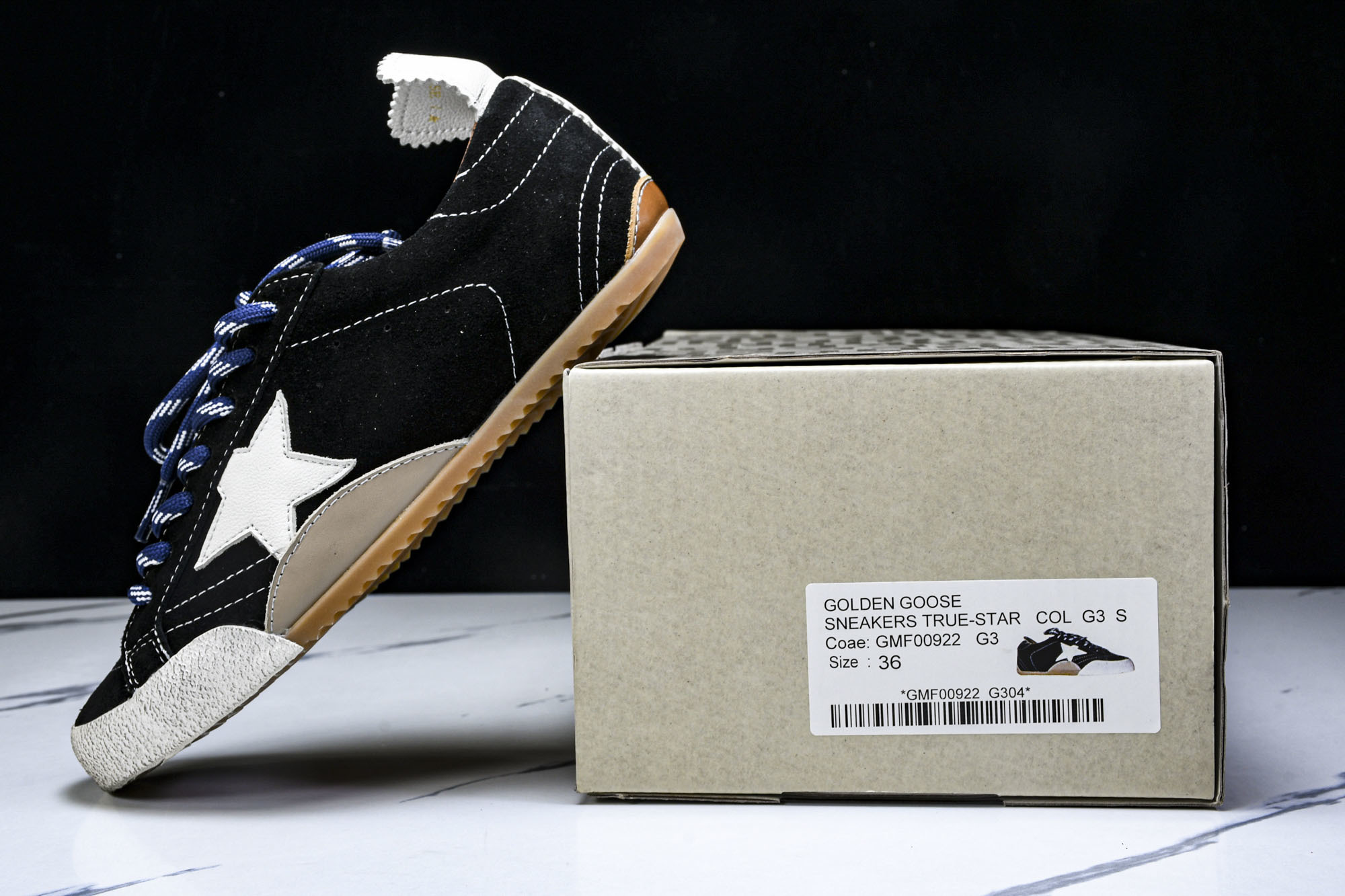 Golden Goose True Star 25s最新款 黑色Golden Goose True St