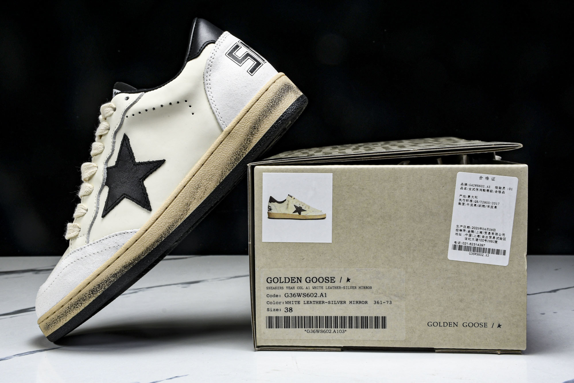 GGDB Golden Goose Super Star系列小脏运动鞋 25ss官方新款_CM_1Lw2