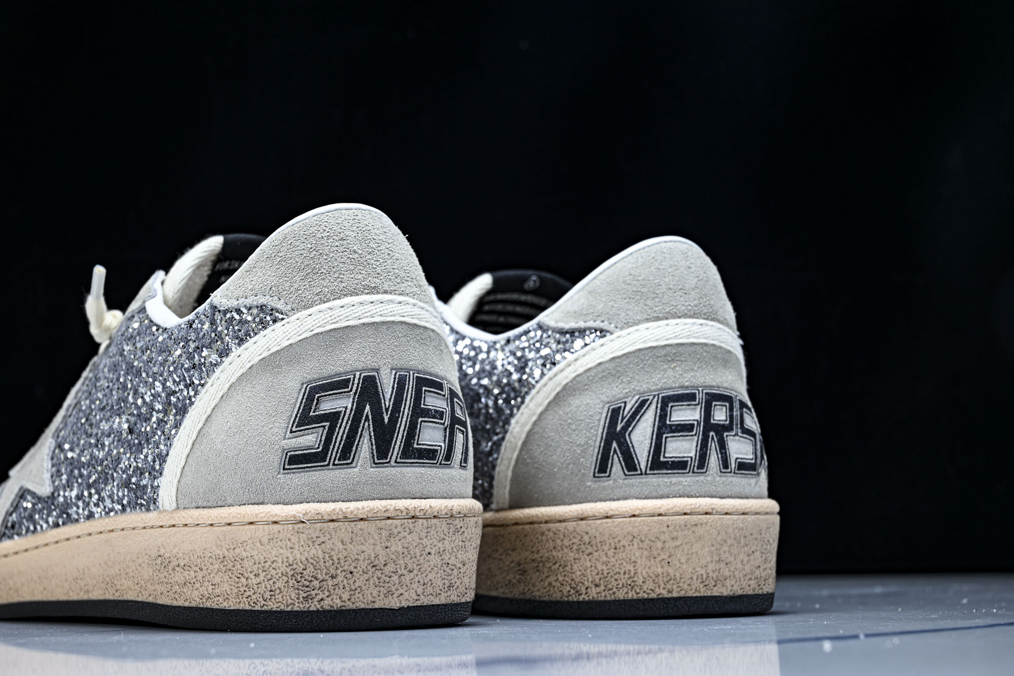Golden Goose Ball Star 低帮休闲板鞋 GGDB小脏鞋 亮片 灰棕海淘代购同渠道品质