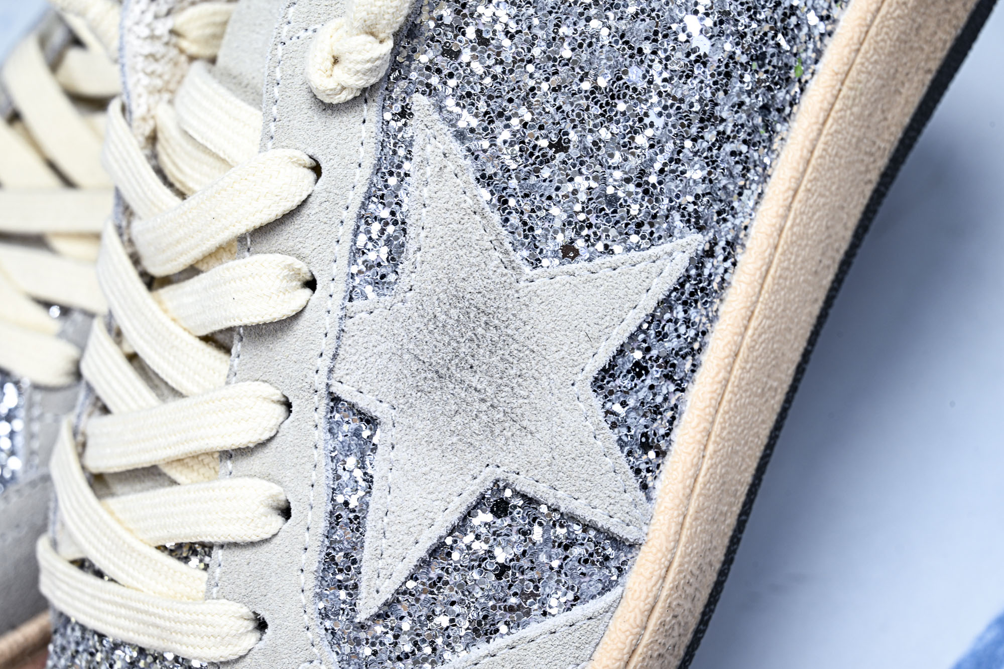 Golden Goose Ball Star 低帮休闲板鞋 GGDB小脏鞋 亮片 灰棕海淘代购同渠道品质