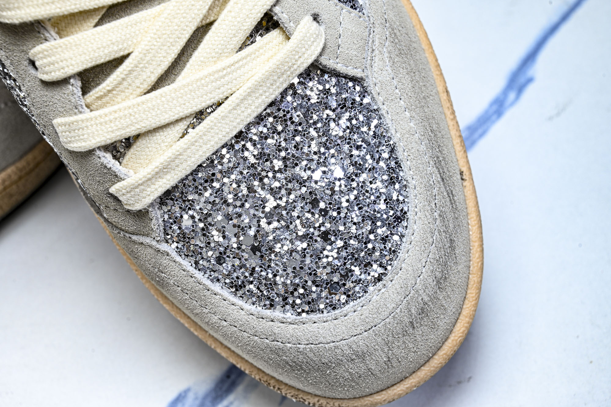 Golden Goose Ball Star 低帮休闲板鞋 GGDB小脏鞋 亮片 灰棕海淘代购同渠道品质