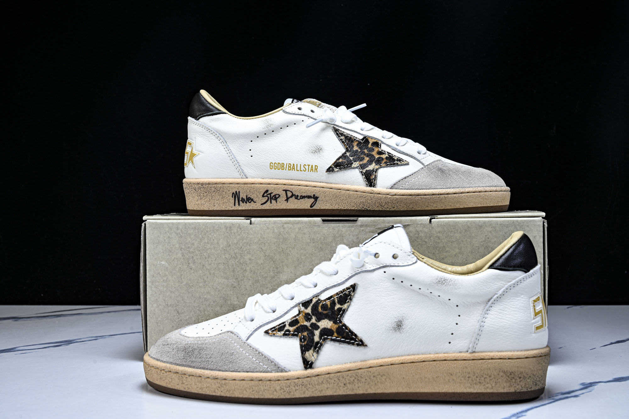 Golden Goose Ball Star 低帮休闲板鞋 GGDB小脏鞋 棕白 黑皮海淘代购同渠道品质
