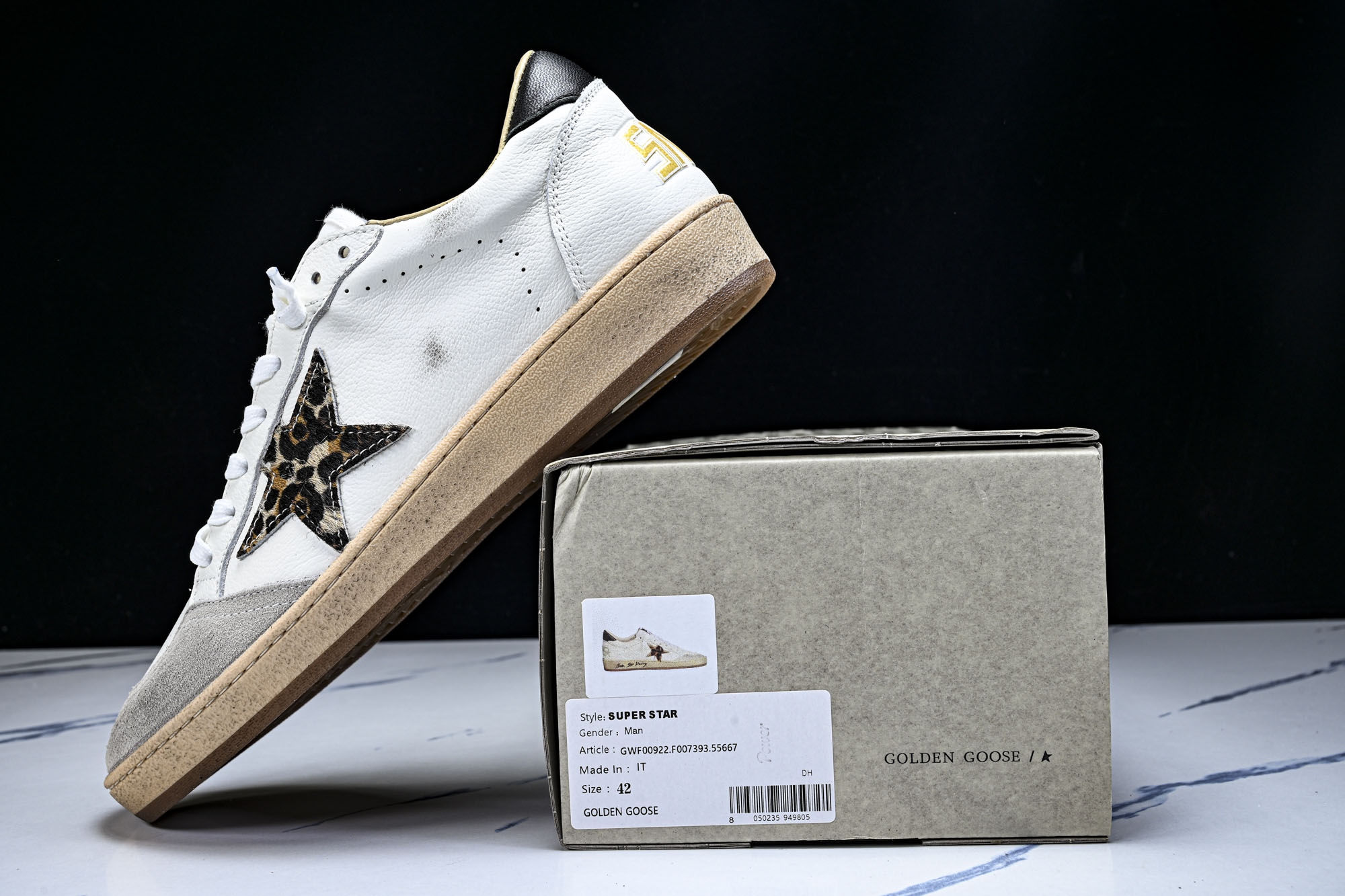 Golden Goose Ball Star 低帮休闲板鞋 GGDB小脏鞋 棕白 黑皮海淘代购同渠道品质