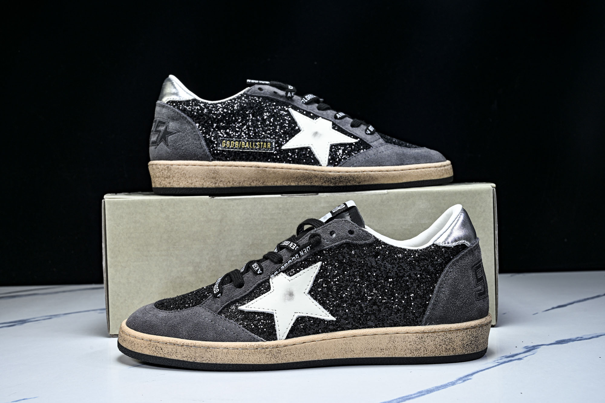Golden Goose Ball Star 低帮休闲板鞋 GGDB小脏鞋 灰黑白海淘代购同渠道品质 高