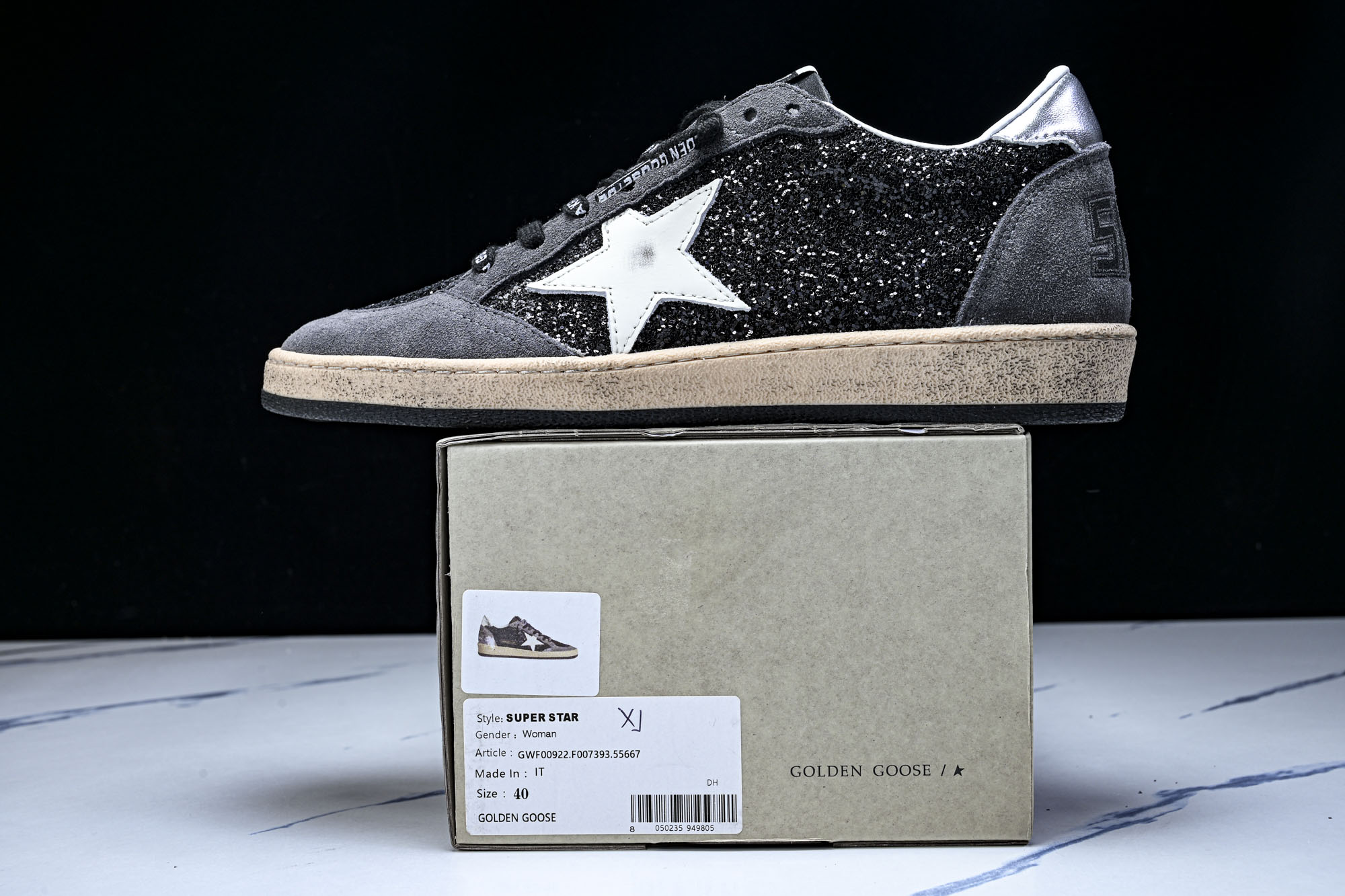Golden Goose Ball Star 低帮休闲板鞋 GGDB小脏鞋 灰黑白海淘代购同渠道品质 高
