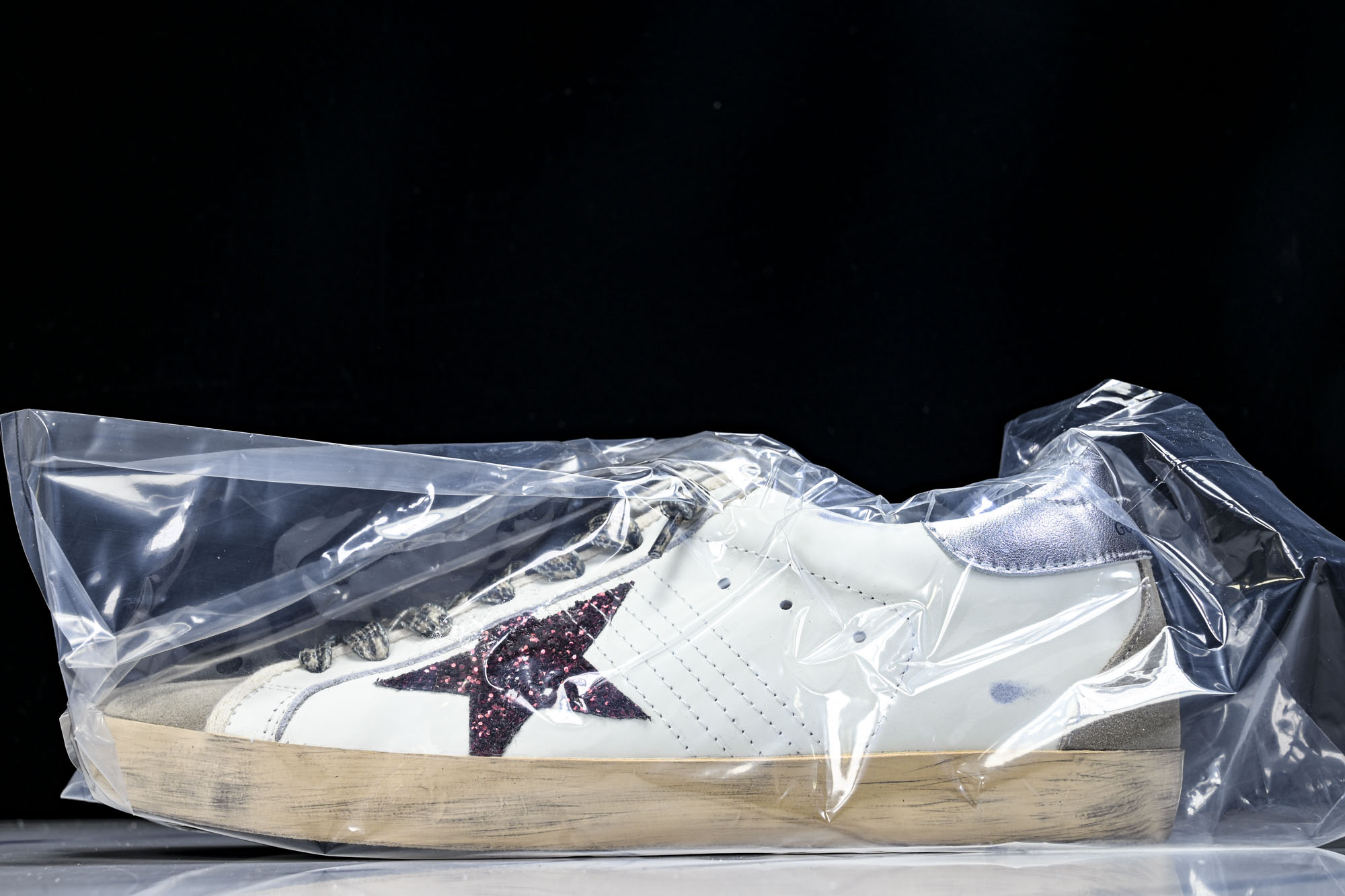 Golden Goose Ball Star 低帮休闲板鞋 GGDB小脏鞋 白棕 豹纹星海淘代购同渠道品