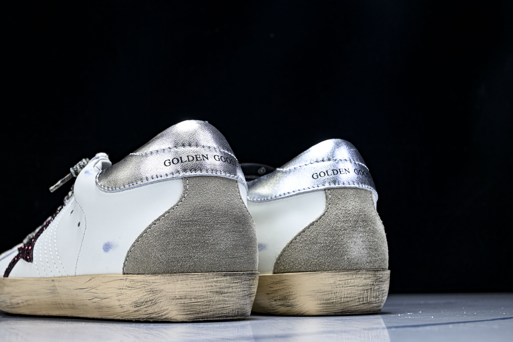 Golden Goose Ball Star 低帮休闲板鞋 GGDB小脏鞋 白棕 豹纹星海淘代购同渠道品