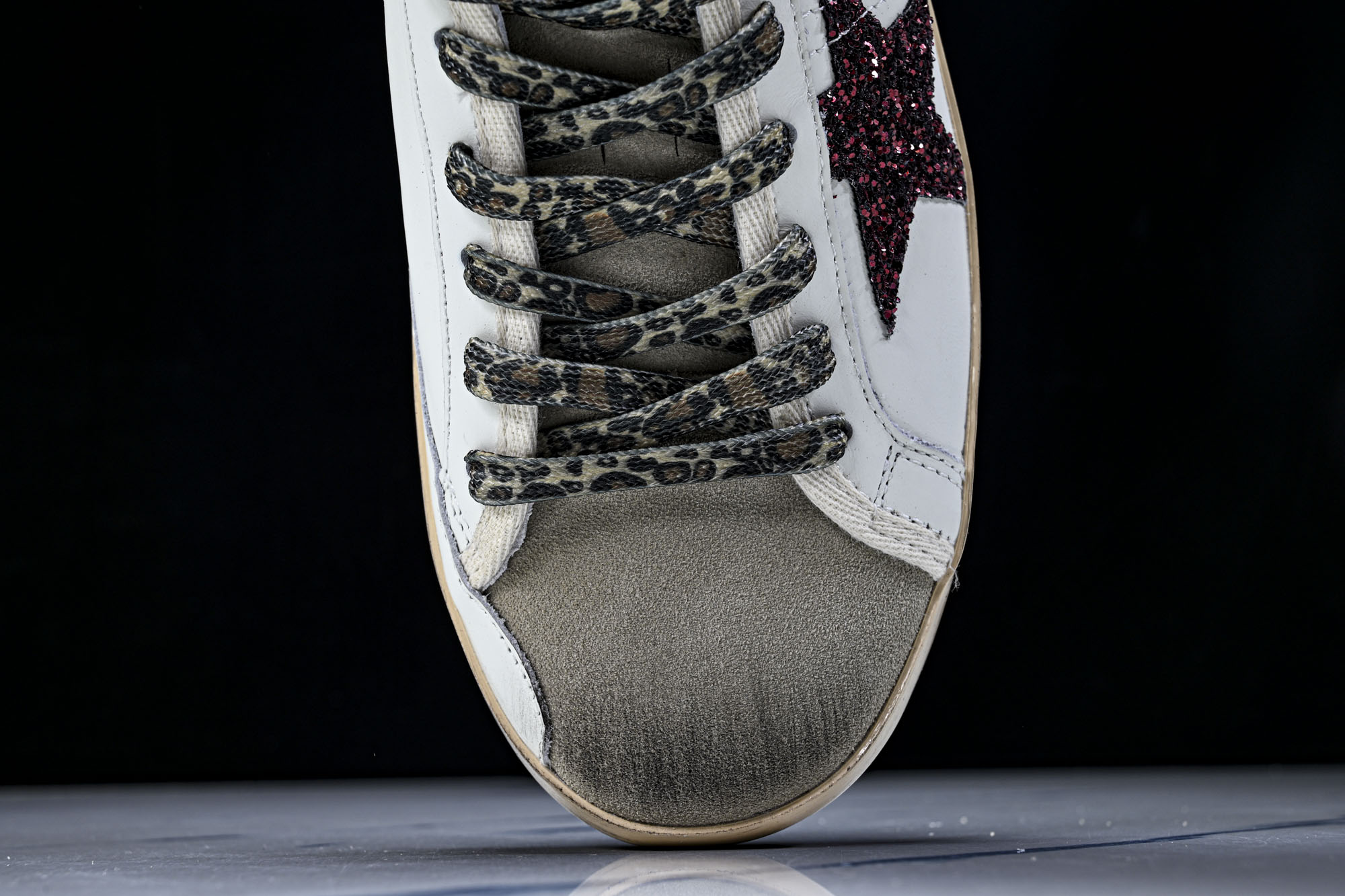 Golden Goose Ball Star 低帮休闲板鞋 GGDB小脏鞋 白棕 豹纹星海淘代购同渠道品