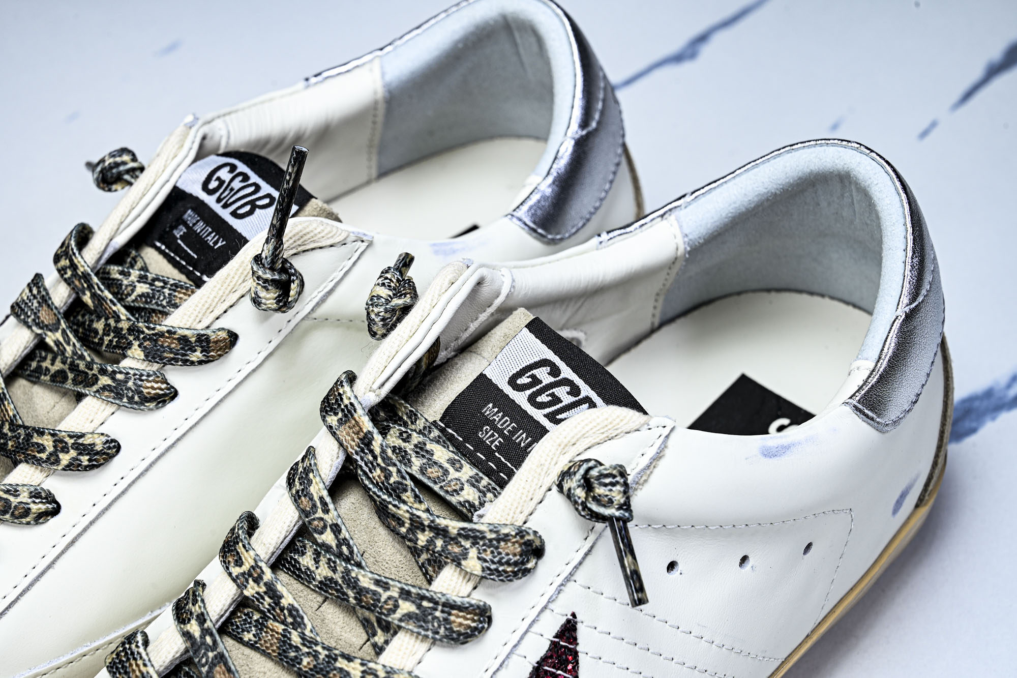 Golden Goose Ball Star 低帮休闲板鞋 GGDB小脏鞋 白棕 豹纹星海淘代购同渠道品
