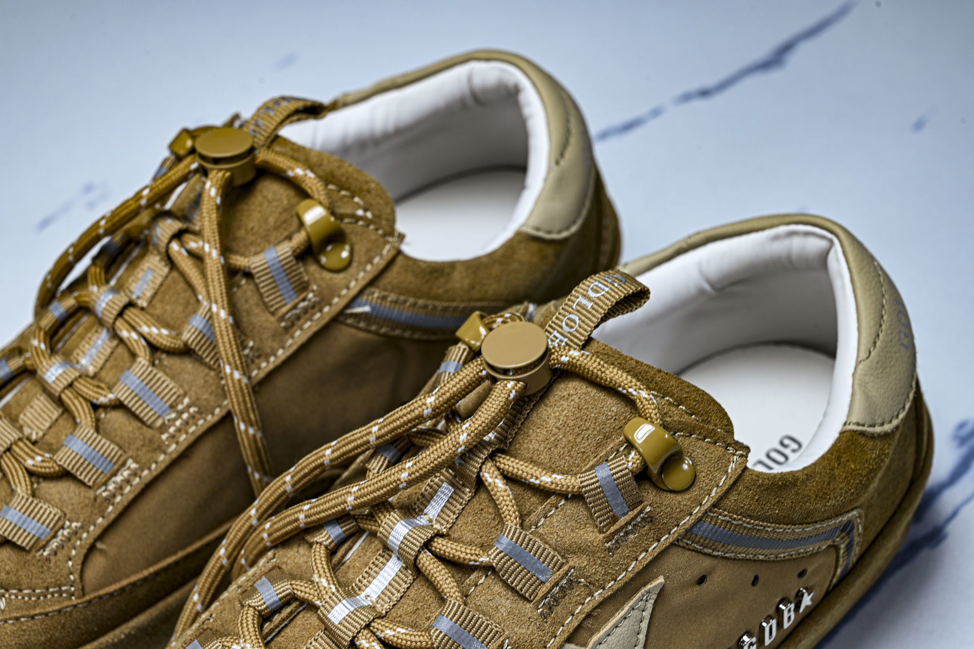 Golden Goose GGDB 麂皮拼接厚底系带休闲鞋女板鞋 #YZ006Golden Goose 