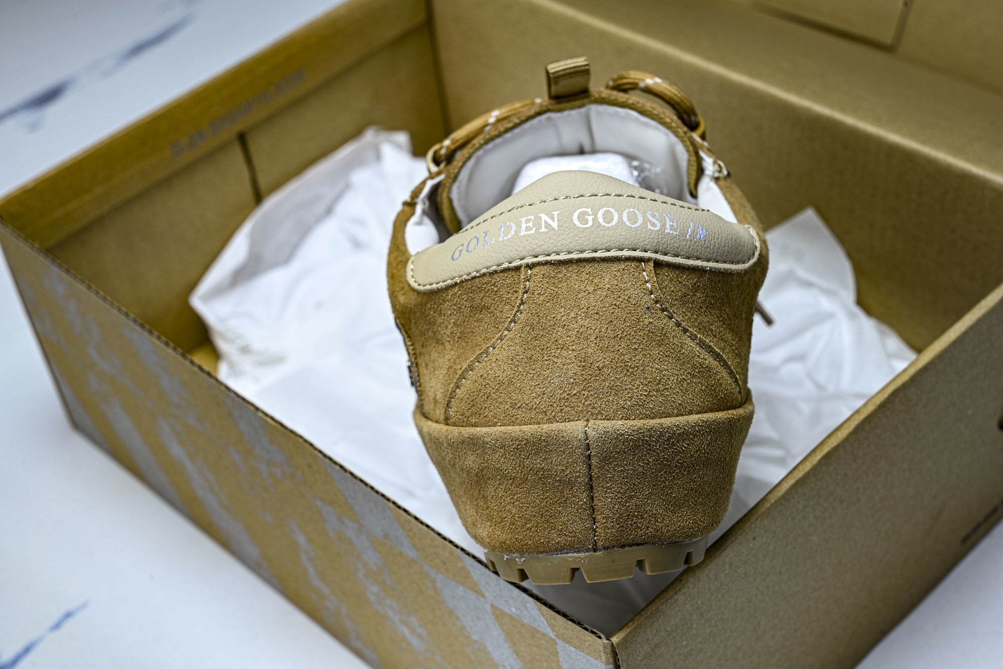 Golden Goose GGDB 麂皮拼接厚底系带休闲鞋女板鞋 #YZ006Golden Goose 