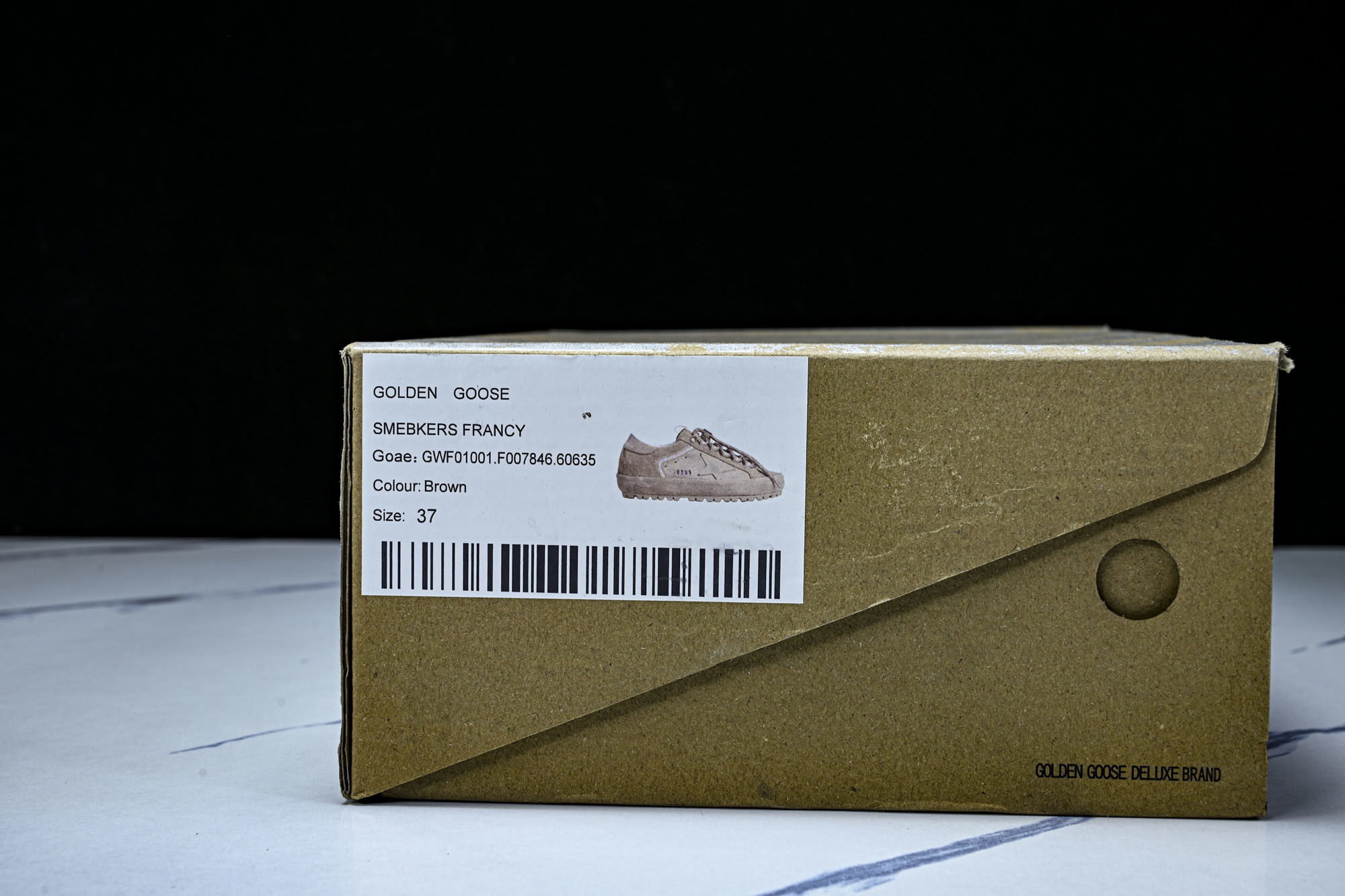 Golden Goose GGDB 麂皮拼接厚底系带休闲鞋女板鞋 #YZ006Golden Goose 