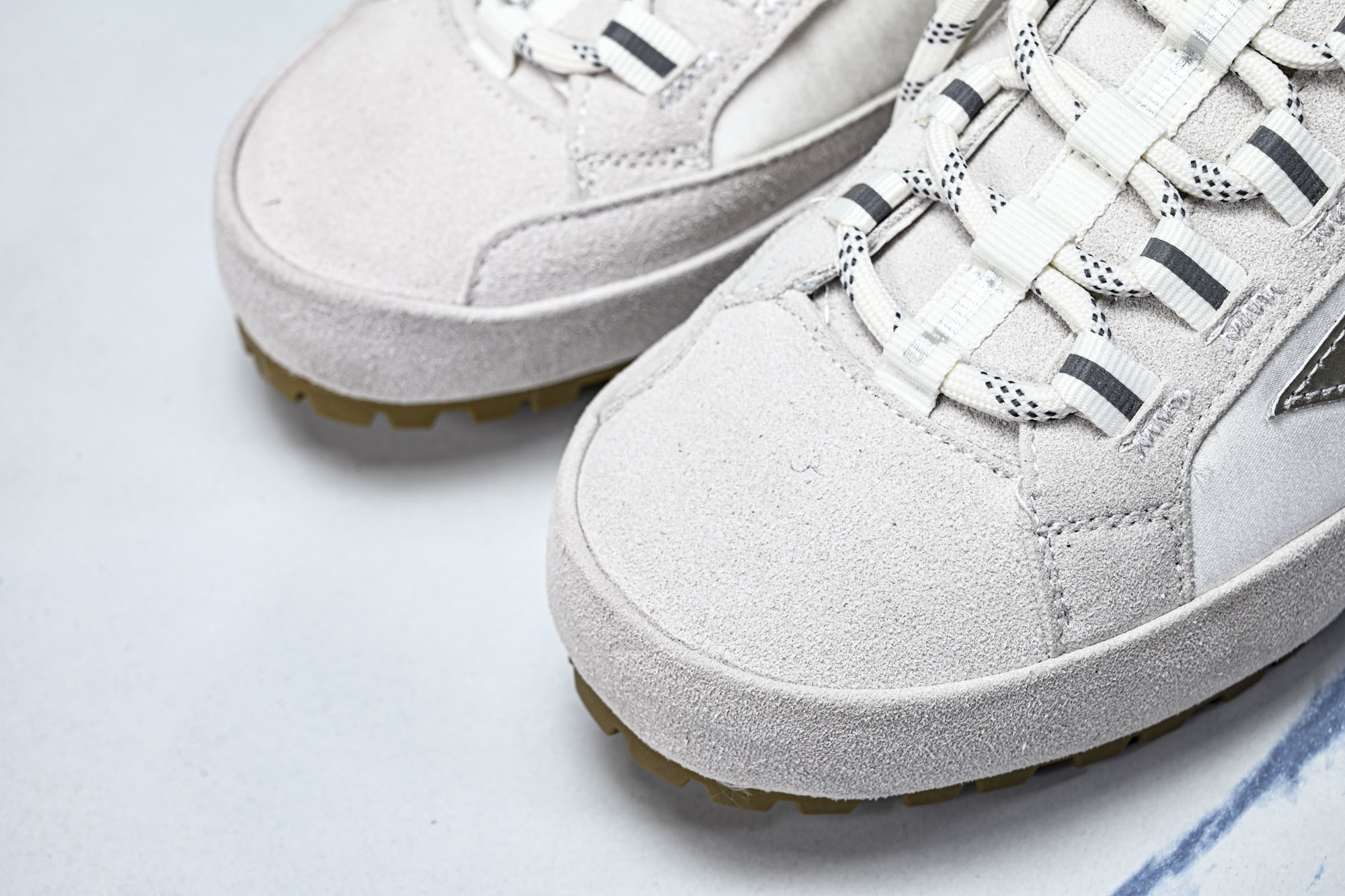 Golden Goose GGDB 麂皮拼接厚底系带休闲鞋女板鞋_CM_1 #YZ006Golden G