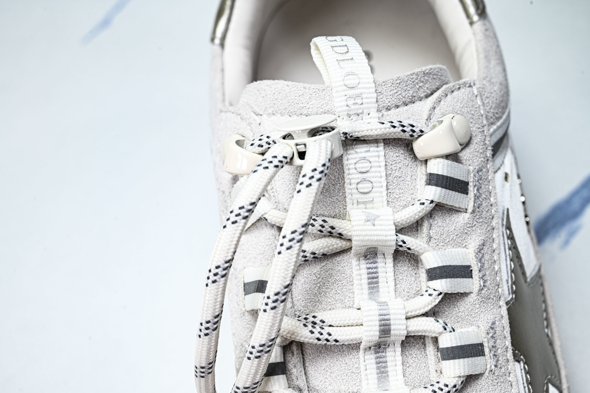 Golden Goose GGDB 麂皮拼接厚底系带休闲鞋女板鞋_CM_1 #YZ006Golden G
